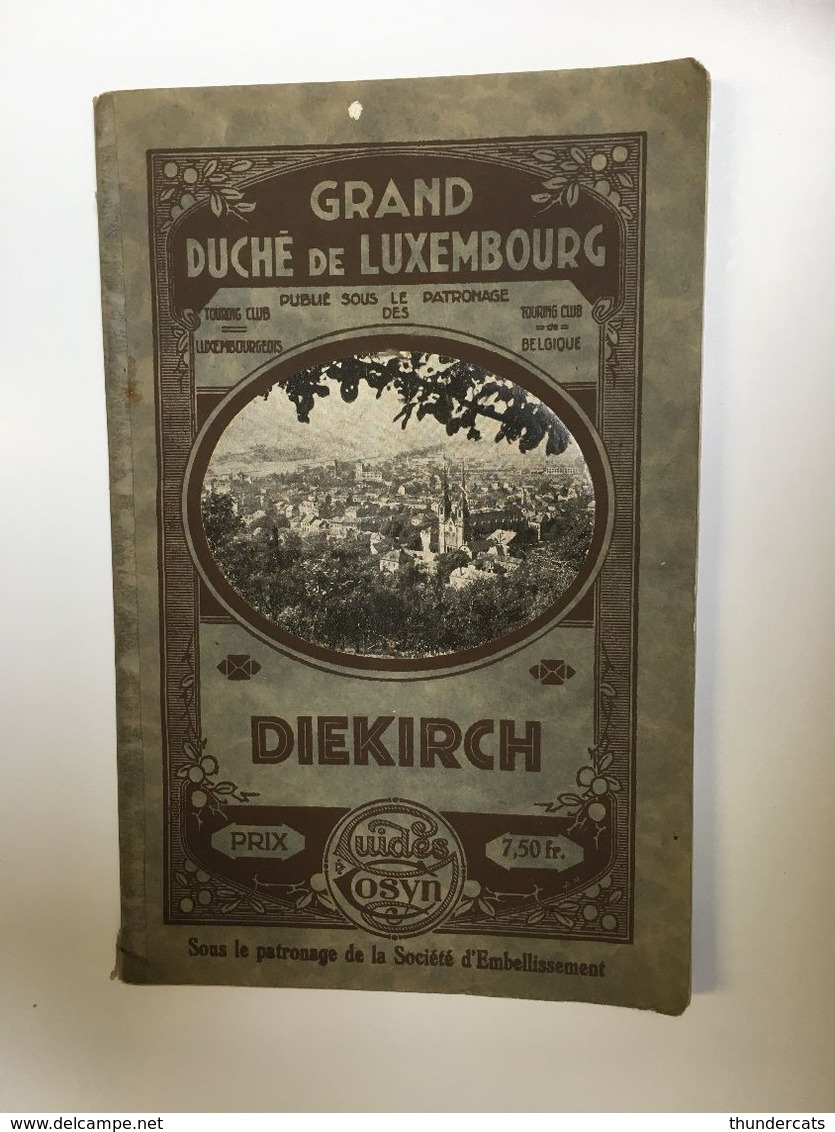 LIVRE GUIDES COSYN GRAND DUCHE DE LUXEMBOURG DIEKIRCH TOURING CLUB BELGIQUE - Tourismus