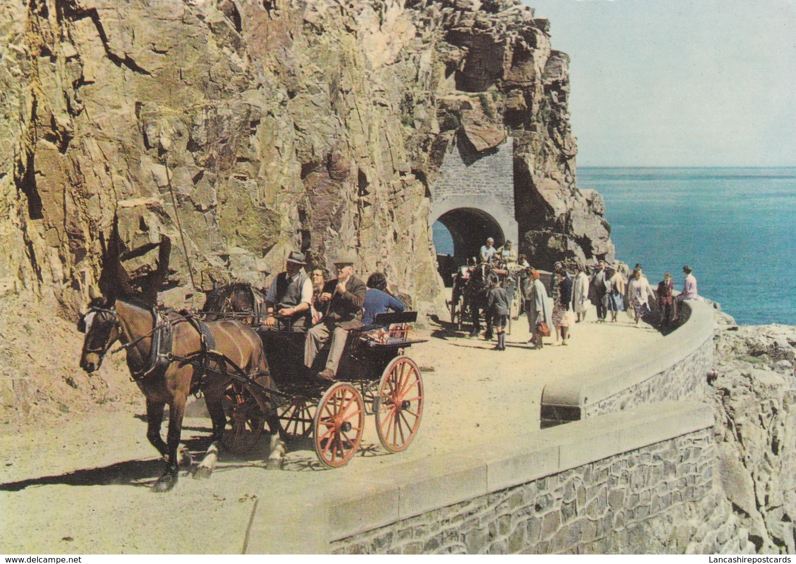 Postcard Island Transport Sark On Harbour Hill My Ref B22217 - Sark