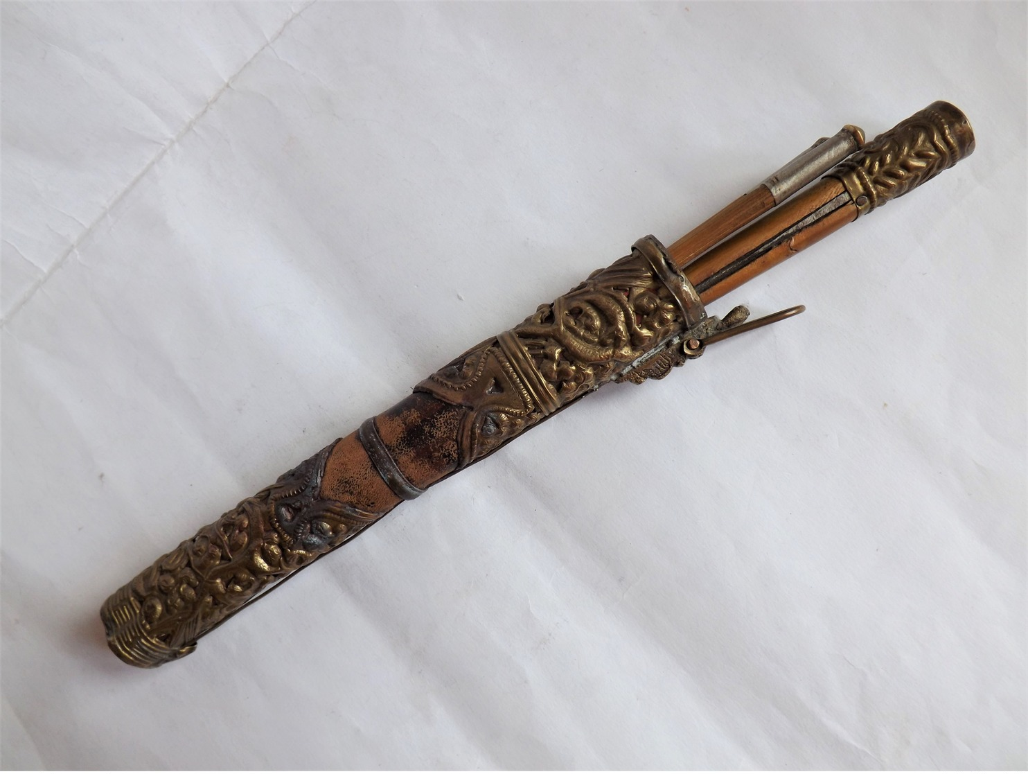 Ancien Couteau Baguette Tibetain - Asian Art