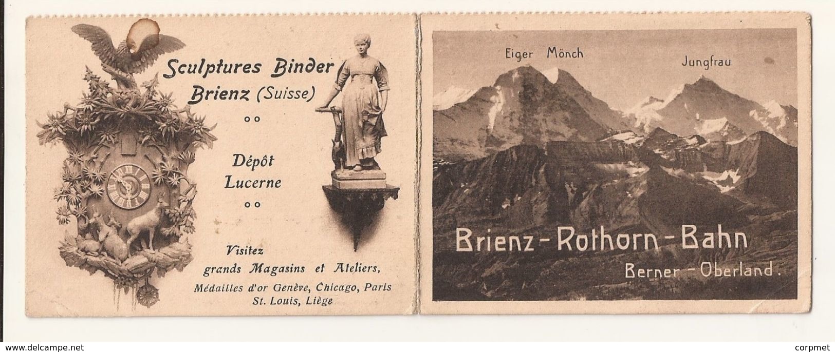 Brienz-Rothorn-Bahn - FAHRPLAN PRO SOMMER 1909 - Full Steam Ahead To The Brienzer Rothorn - Ferrovie