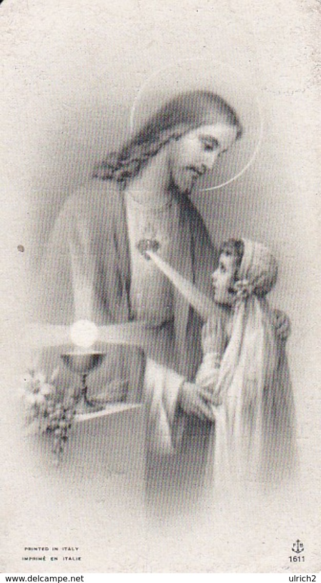 Andachtsbild Jesus Und Kind - Première Communion 1953 - 10*6cm  (33091) - Andachtsbilder