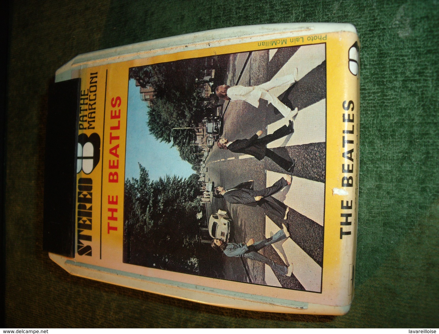 CASSETTE TAPE AUDIO 8 PISTES THE BEATLES ABBEY ROAD TRES RARE BON ETAT PATHE MARCONI - Cassettes Audio