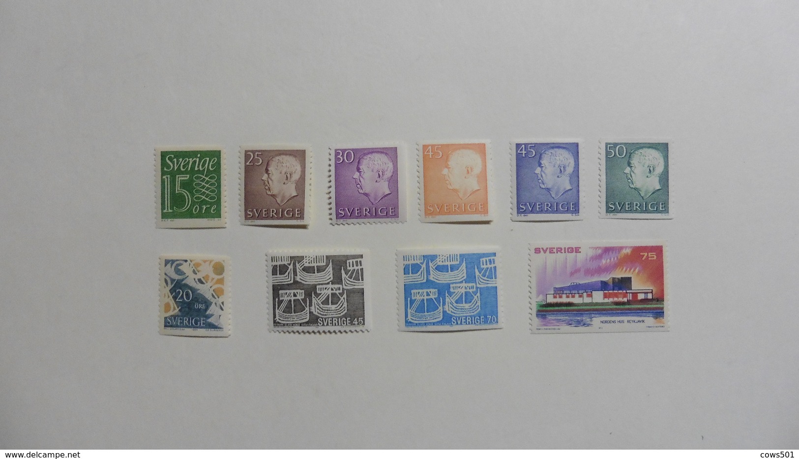 Suède : 10 Timbres Neufs - Collections