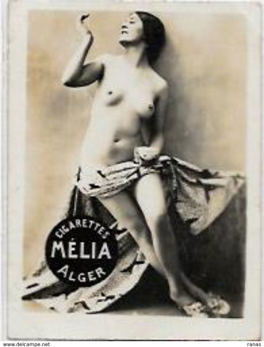 Mélia Cigarettes Photo Nu Féminin Académique Femme Nue Risque érotisme éros - Articoli Pubblicitari