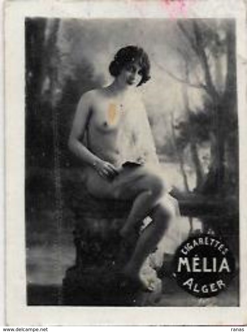 Mélia Cigarettes Photo Nu Féminin Académique Femme Nue Risque érotisme éros - Articoli Pubblicitari