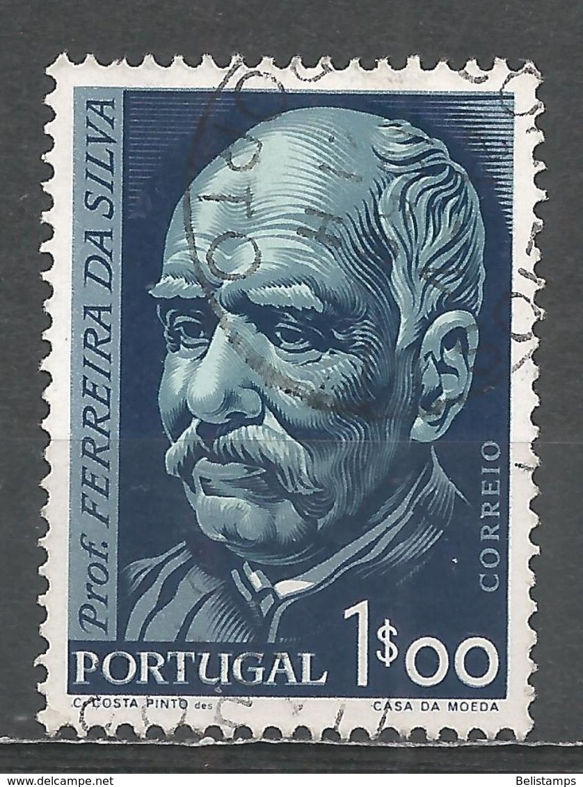 Portugal 1956. Scott #816 (U) Antonio Joaquim Ferreira Da Silva, Chemist - Oblitérés