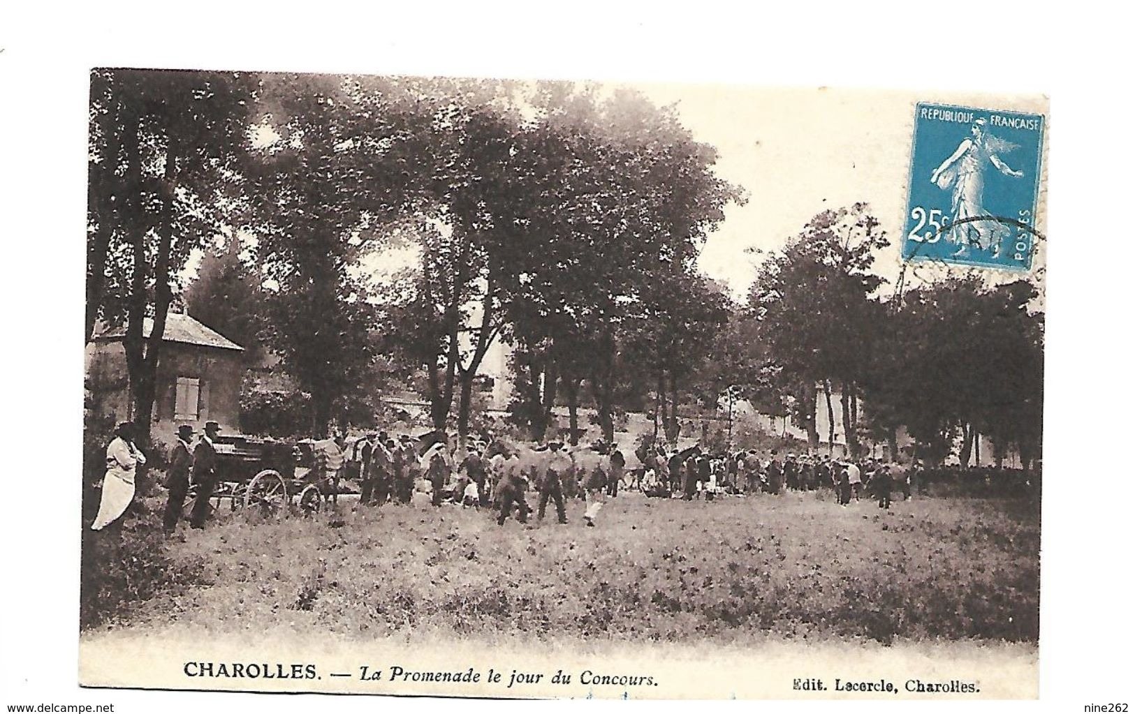 SAONE ET LOIRE....CHAROLLES.....LA PROMENADE LE JOUR DU CONCOURS - Charolles