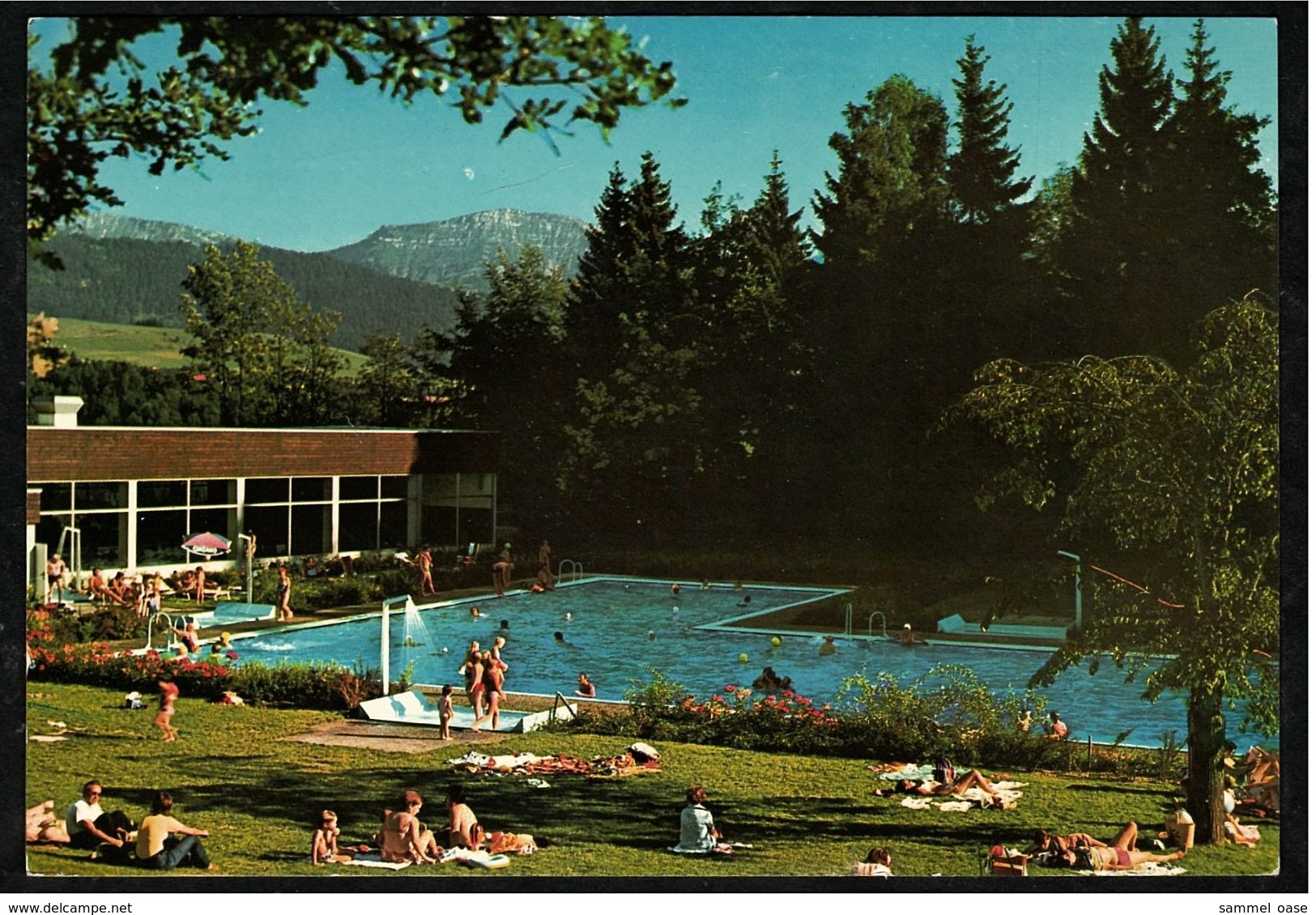 Oberstaufen  -  Schwimmbad Mit Hochgrad  -  Ansichtskarte Ca.1979    (8256) - Oberstaufen