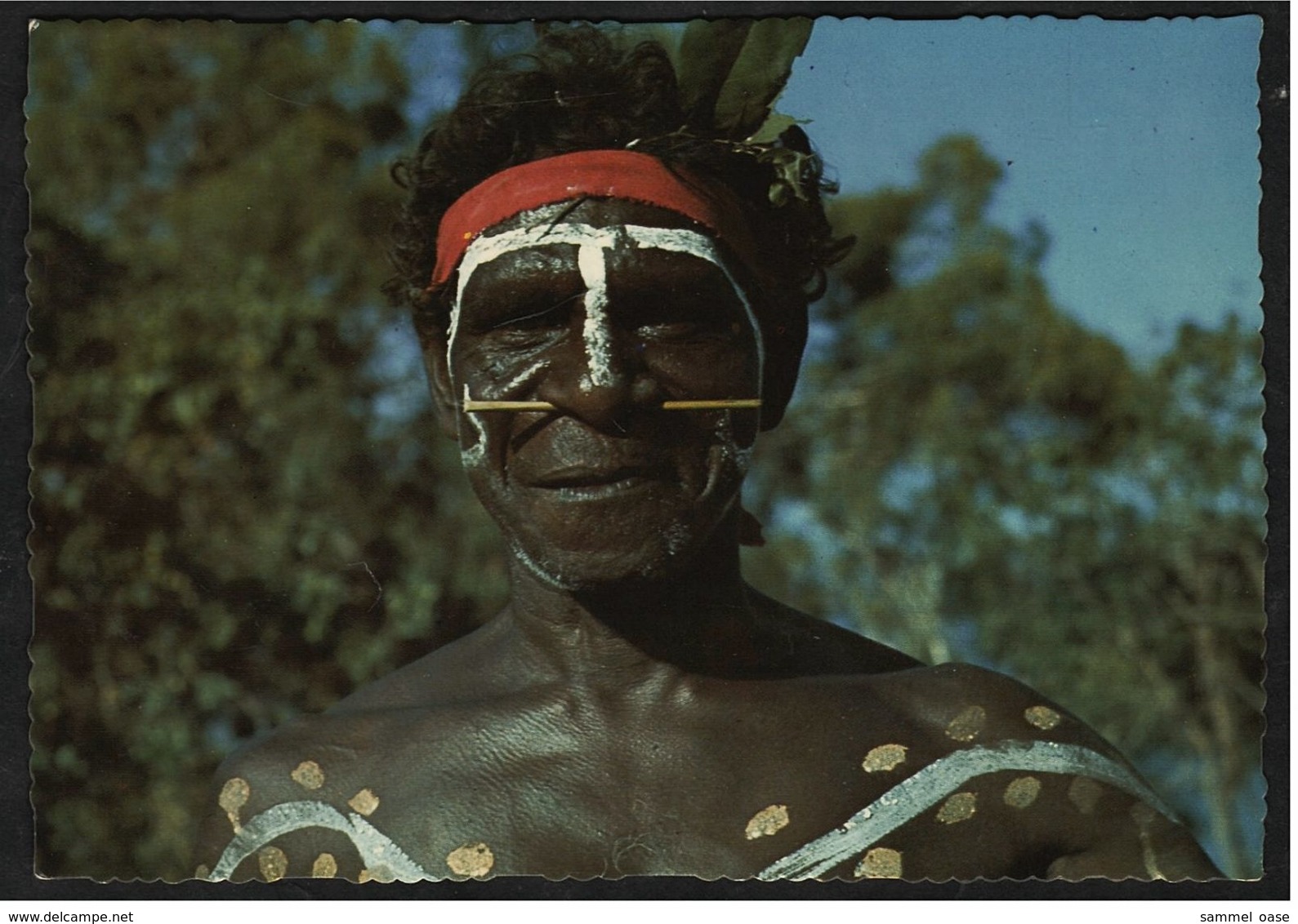 Australien / Australian Aborigines  -  Aboriginal Witch Doctor Of Northern Territory  -  Ansichtskarte  Ca.1975   (8244) - Ozeanien