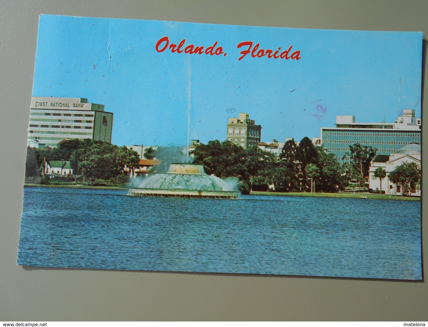 ETATS-UNIS FL FLORIDA  ORLANDO CENTENNIAL FOUNTAIN LAKE EOLA AND OVER CHANGING SKYLINE OF THE CITY BEAUTIFUL - Orlando