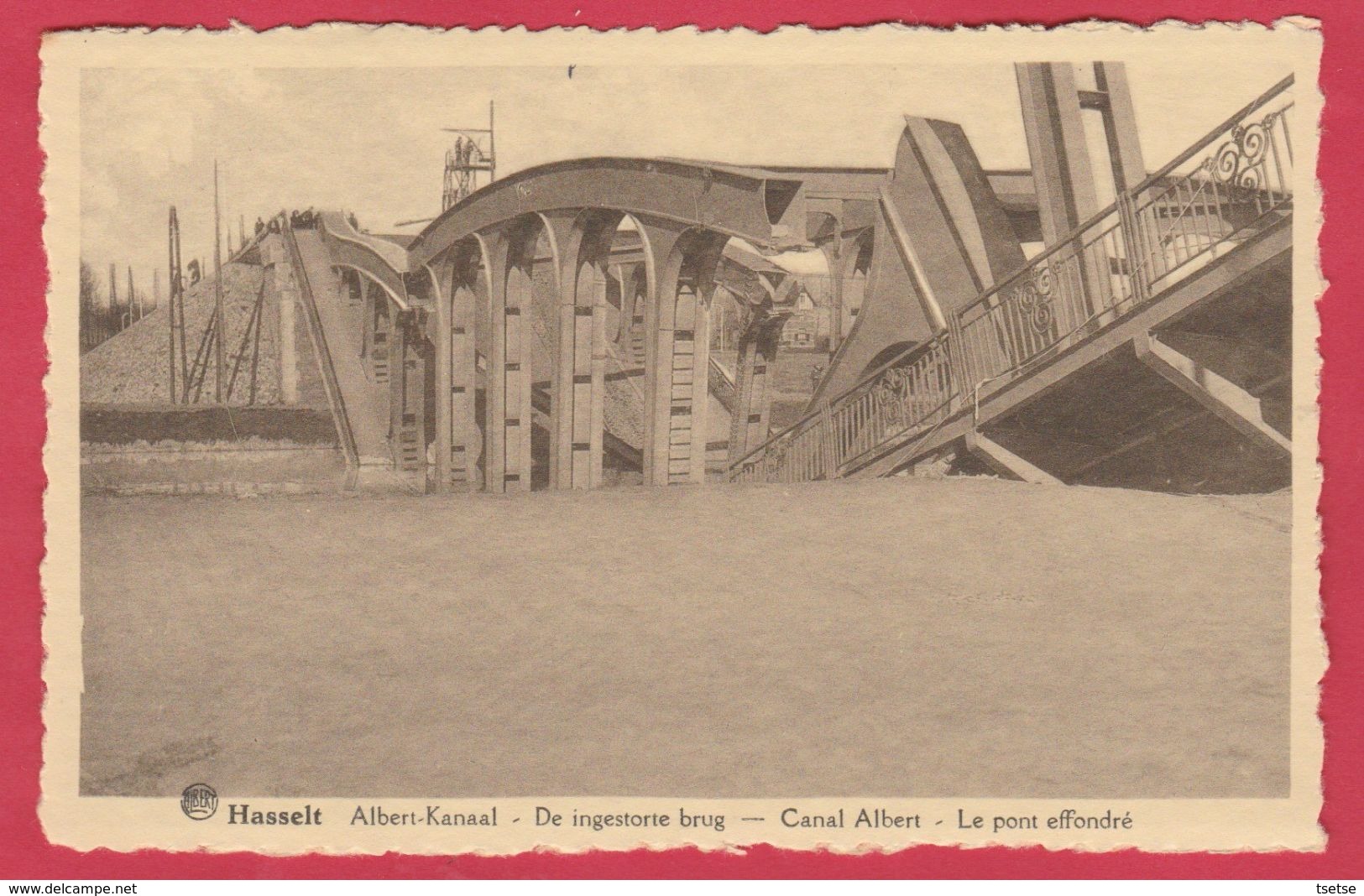 Hasselt - Albert-Kanaal - De Ingestorte Brug ( Verso Zien ) - Hasselt