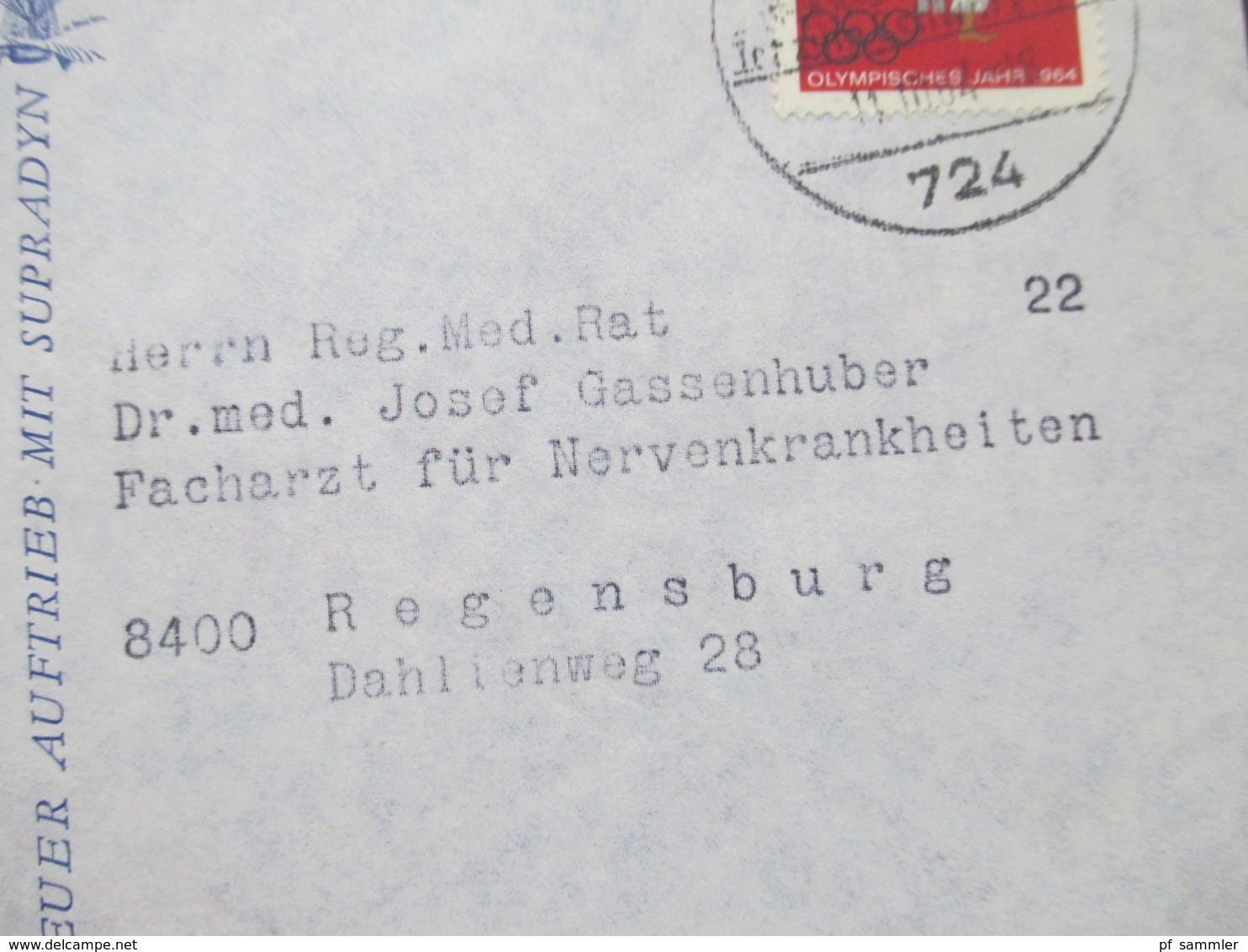 Österreich 1964 Ballonpost Via Ballon. Freiballon Sonderstart Pestalozzi Kinderdorf Wahlwies. D-Ergee. Sonderstempel - Airships