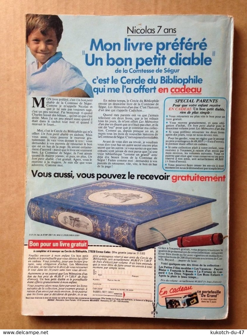 Disney - Picsou Magazine ° Année 1983 - N°135 (avec grand défaut d'usure)