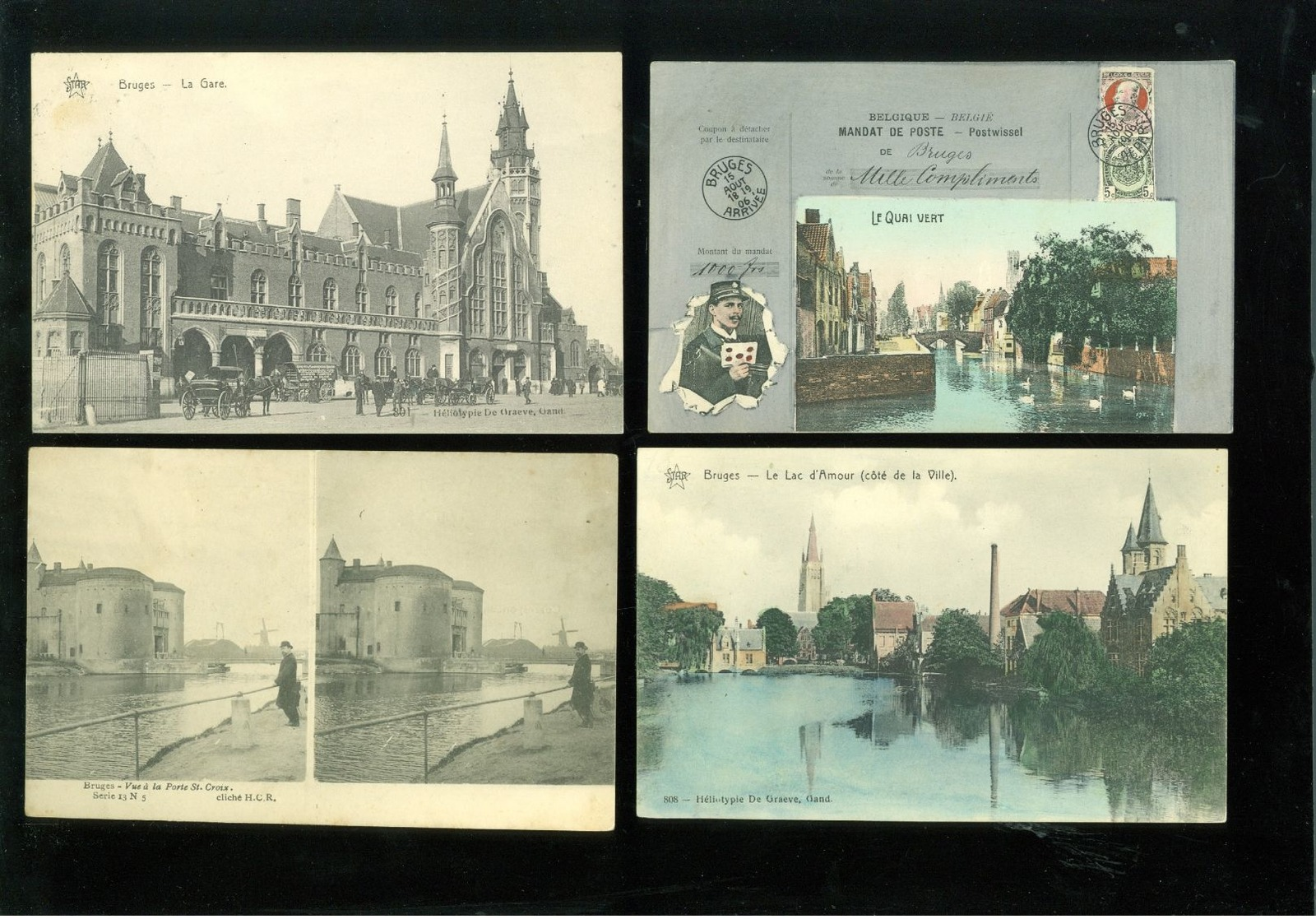 Beau Lot De 60 Cartes Postales De Belgique  Bruges      Lot 60 Postkaarten Van België  Brugge - 60 Scans - 5 - 99 Cartes