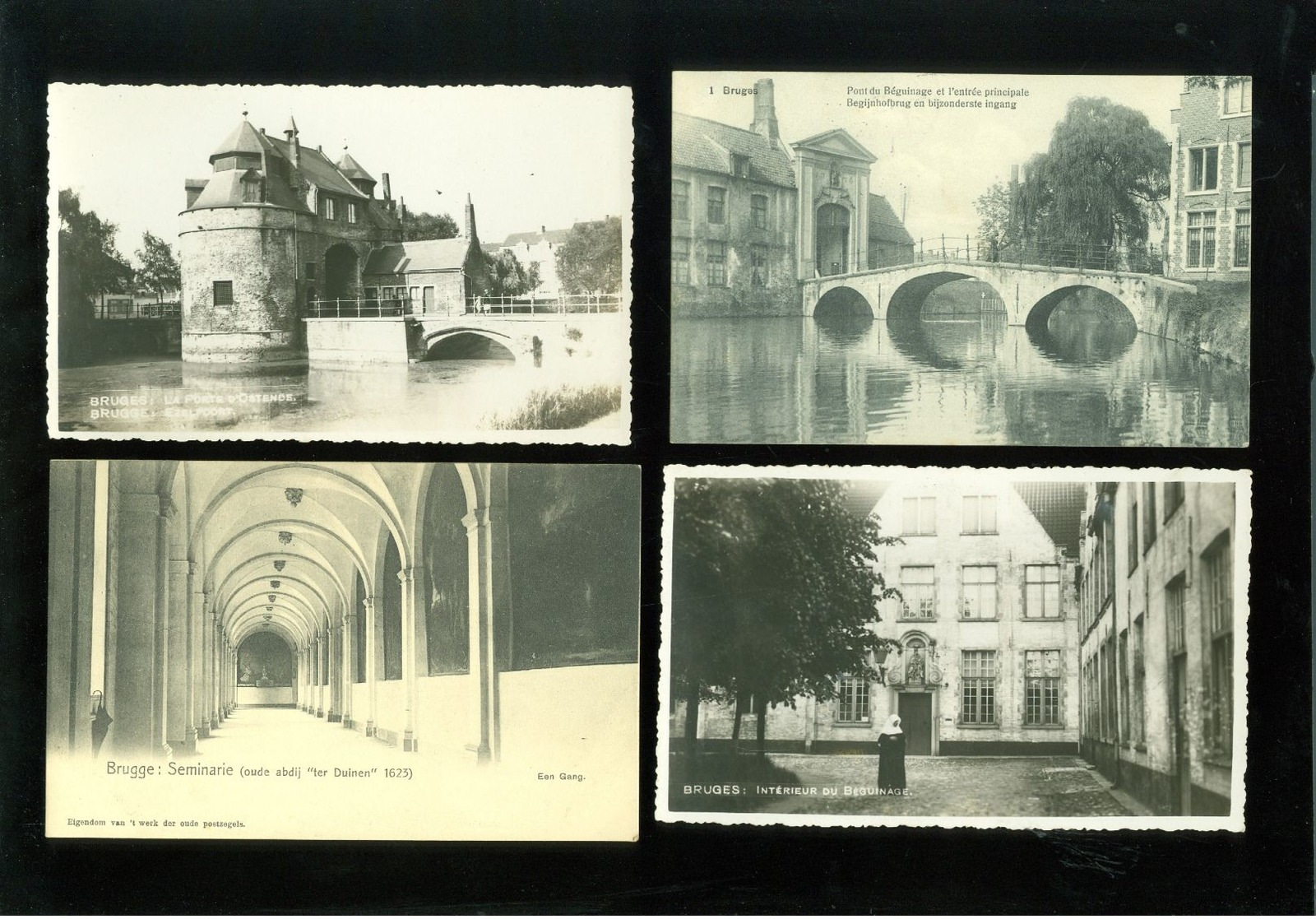 Beau lot de 60 cartes postales de Belgique  Bruges      Lot 60 postkaarten van België  Brugge - 60 scans