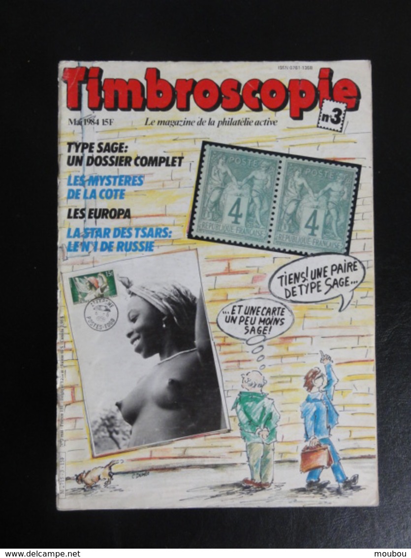 Timbroscopie N°3 - Mai 1984 - Dossier Type Sage - Français (àpd. 1941)