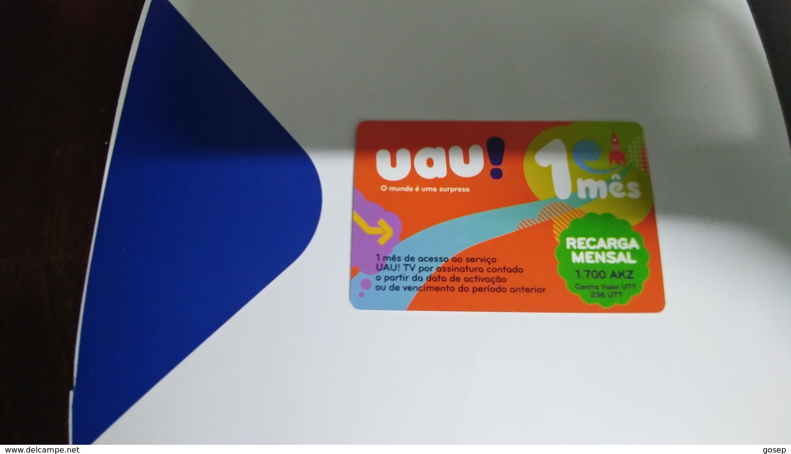 Angola-uau-(35)-(1.700akz-236utt)-mint+1card Prepiad Free - Angola