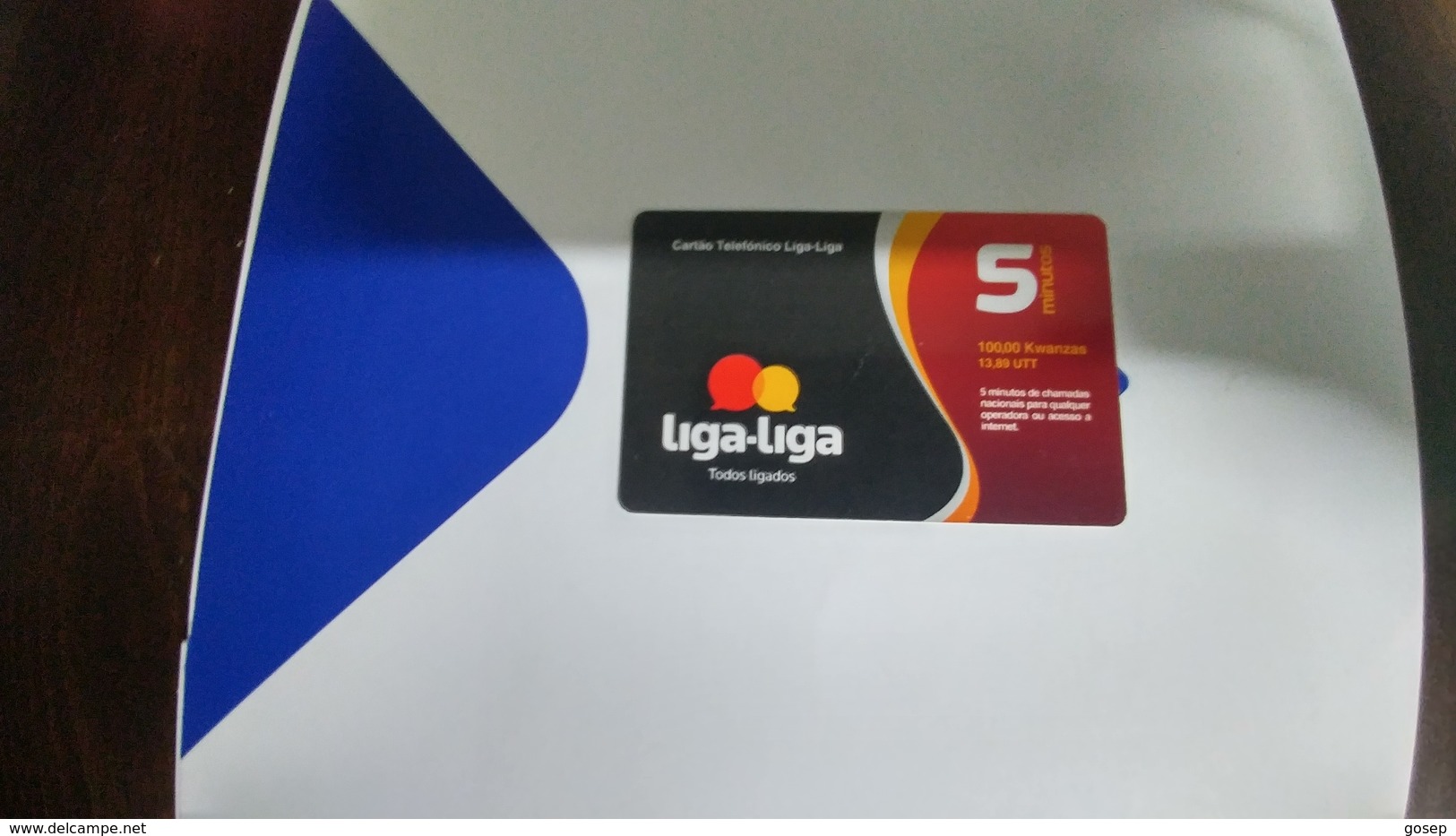 Angola-liga-liga-(37)-(sample Card)+1card Prepiad Free - Angola