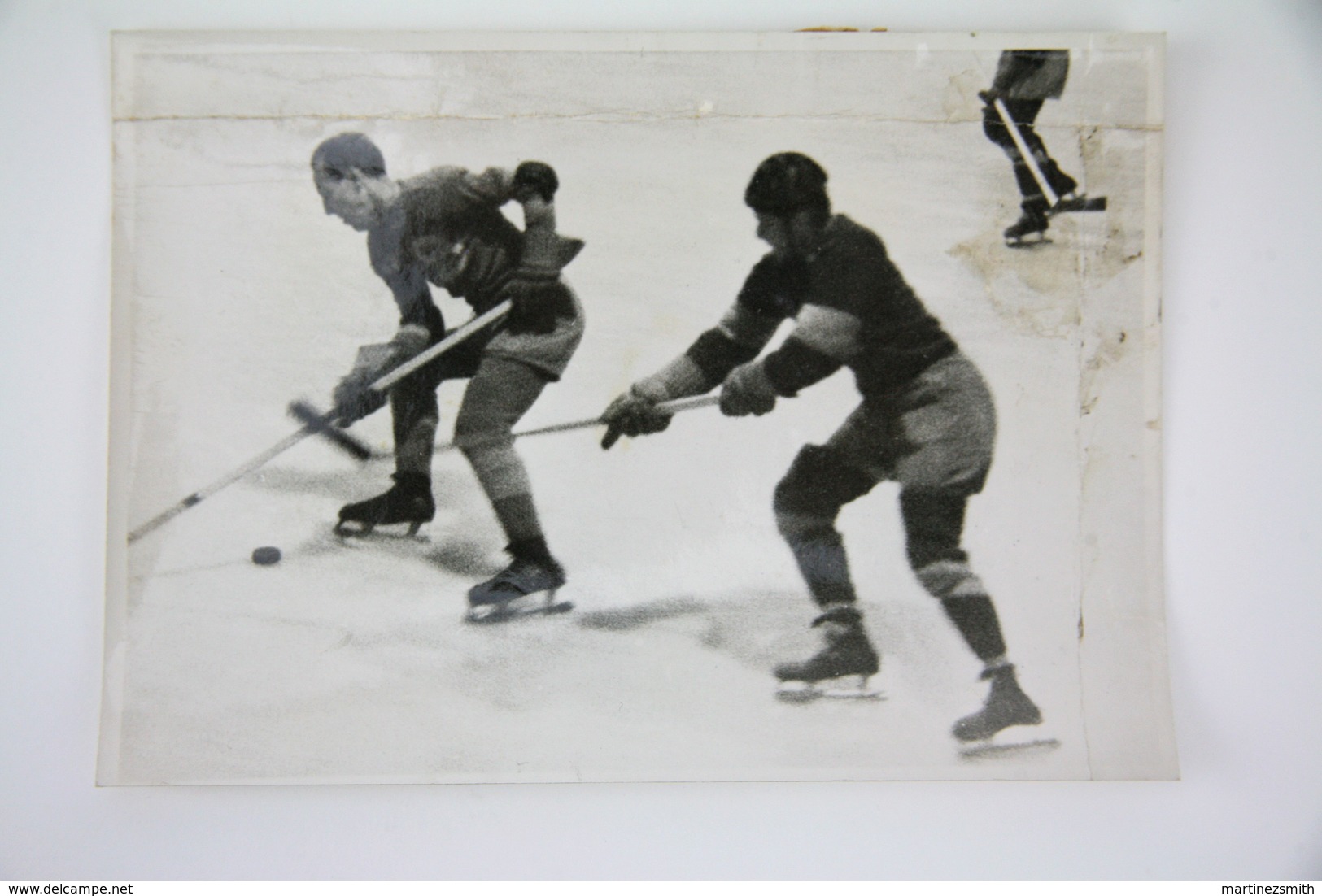 1942 Ice Hockey Official Press Photo - Match Stockholm Vs Berlin - Winter Sports