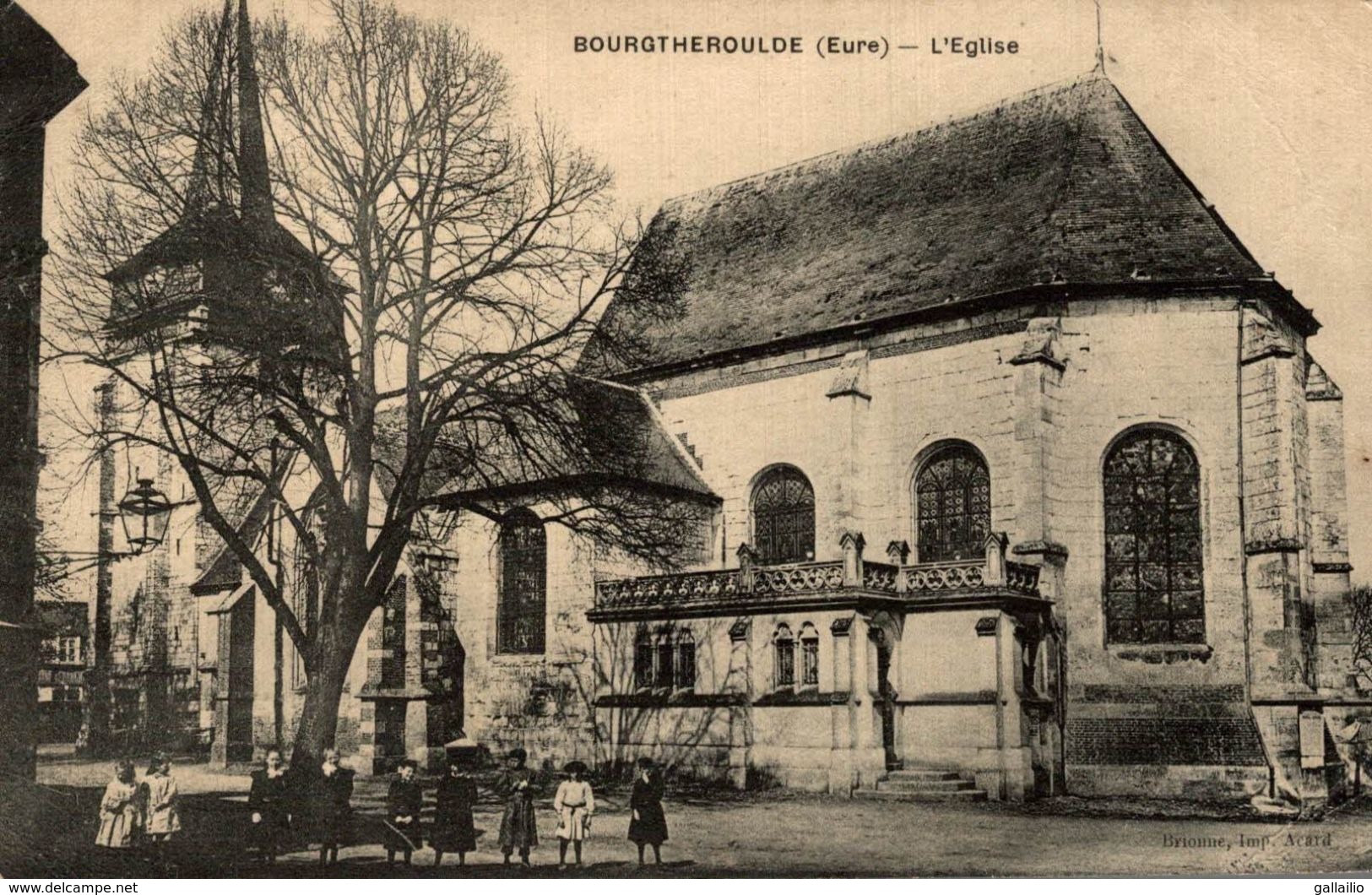 BOURGTHEROULDE L'EGLISE - Bourgtheroulde