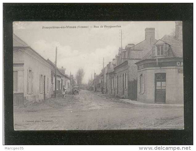 80 Feuquières En Vimeu Rue De Feuquerolles édit. Chavard , Café Recette Buraliste , Tabac - Feuquieres En Vimeu