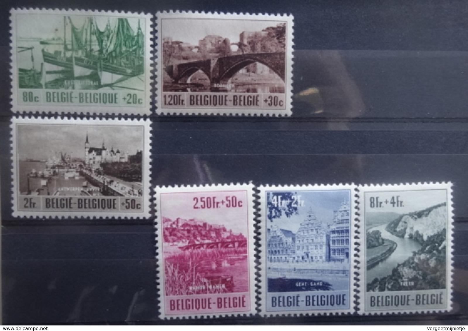 BELGIE 1953    Nr. 918 - 923    Scharnier *     CW 43,00 - Unused Stamps