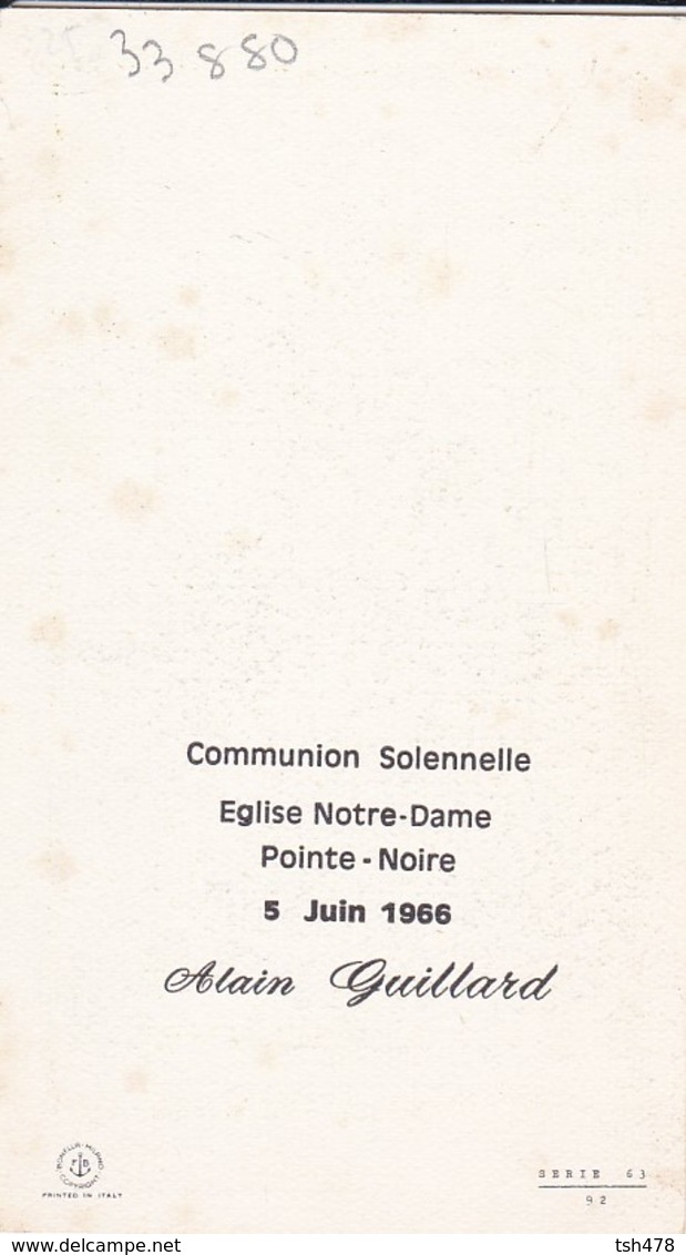 RELIGION---image Pieuse---( Congo  église Notre-dame Pointe-noire  1966 )--voir 2 Scans - Images Religieuses