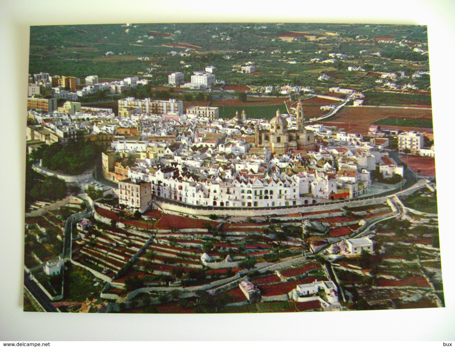 LOCOROTONDO  PANORAMA    VECCHIE CARTOLINE FONDO DI CARTOLERIA PUGLIA   NON VIAGGIATA - Bitonto