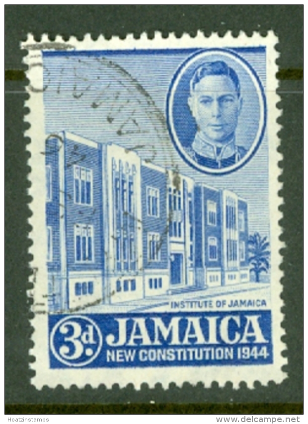 Jamaica: 1945/46   New Constitution    SG136    3d  [Perf: 12&frac12;]      Used - Jamaica (...-1961)