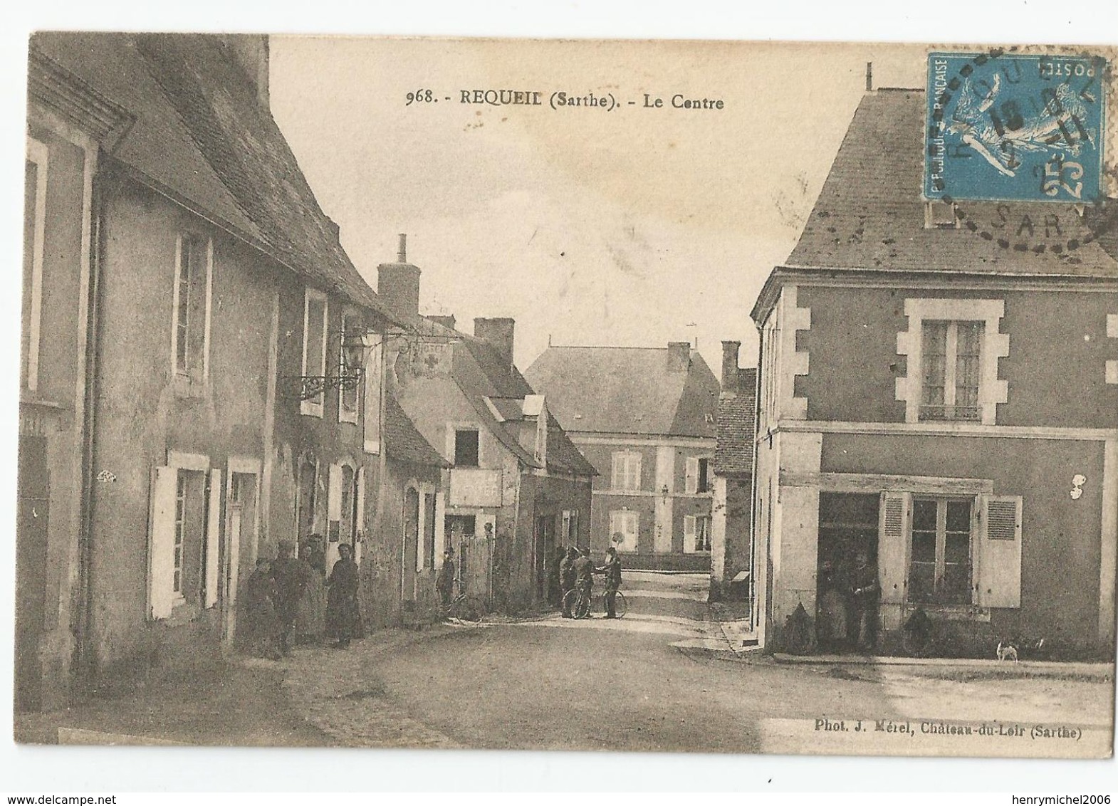 72 Sarthe - Requeuil Le Centre Animée - Autres & Non Classés