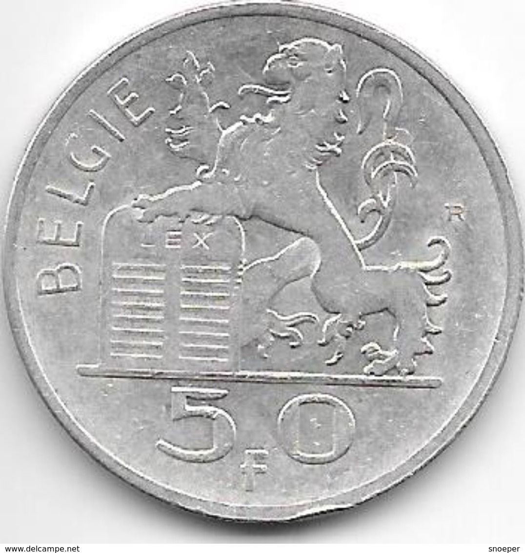 *belguim  50 Francs 1948 Dutch - 50 Francs