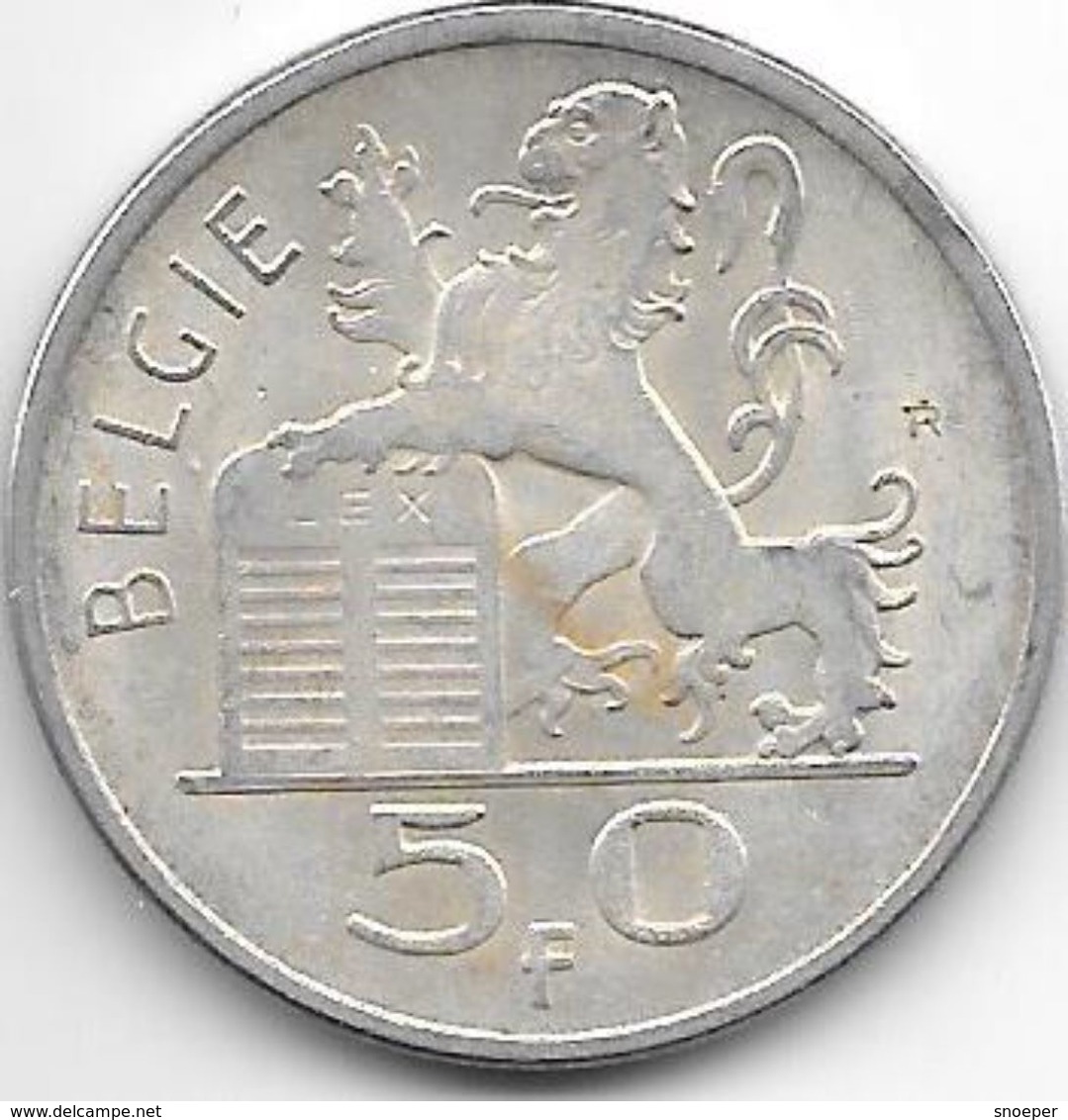 *belguim  50 Francs 1950  Dutch - 10 Centimes & 25 Centimes