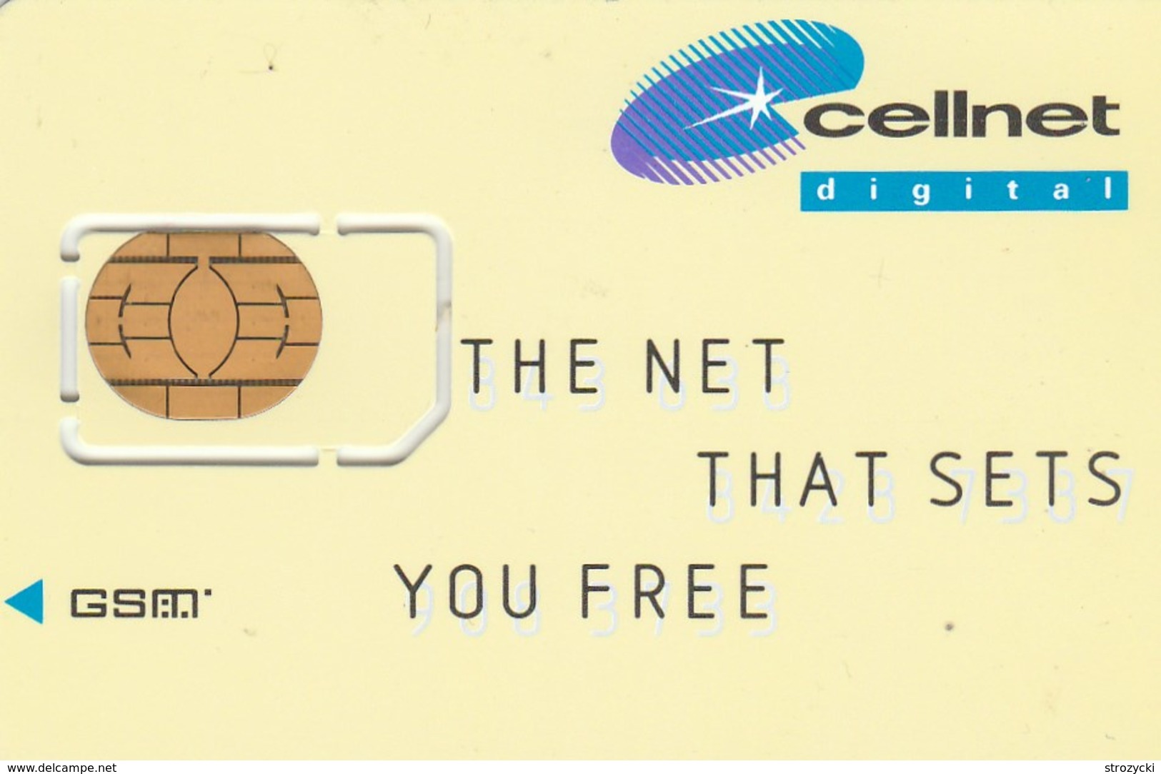 United Kingdom - Cellnet - Dolphins - GSM SIM - Mint - Other & Unclassified