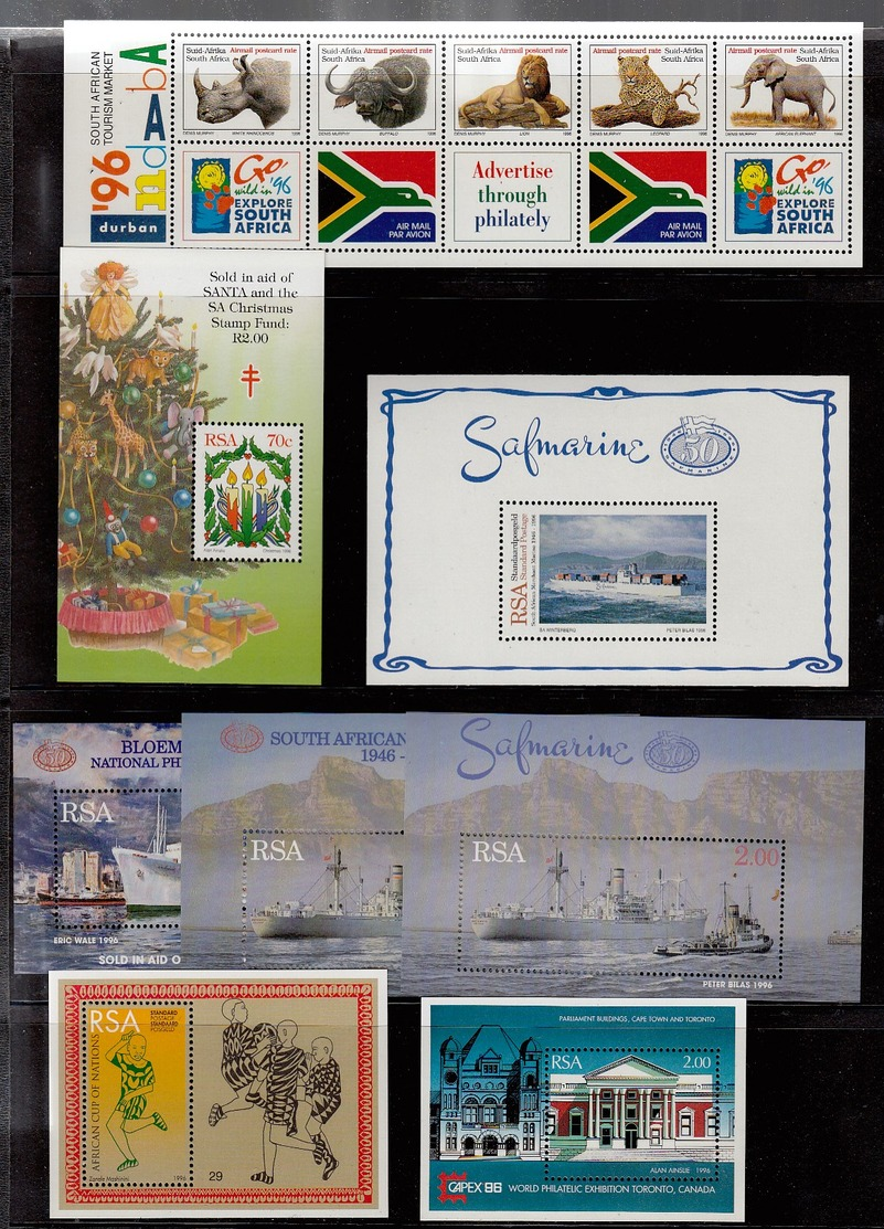 RSA SOUTH AFRICA OFFICIAL YEAR PACK 1996 COMPLETE WITH ALL THE SHEETS! IN PERFECT MNH CONDITION - Volledig Jaar