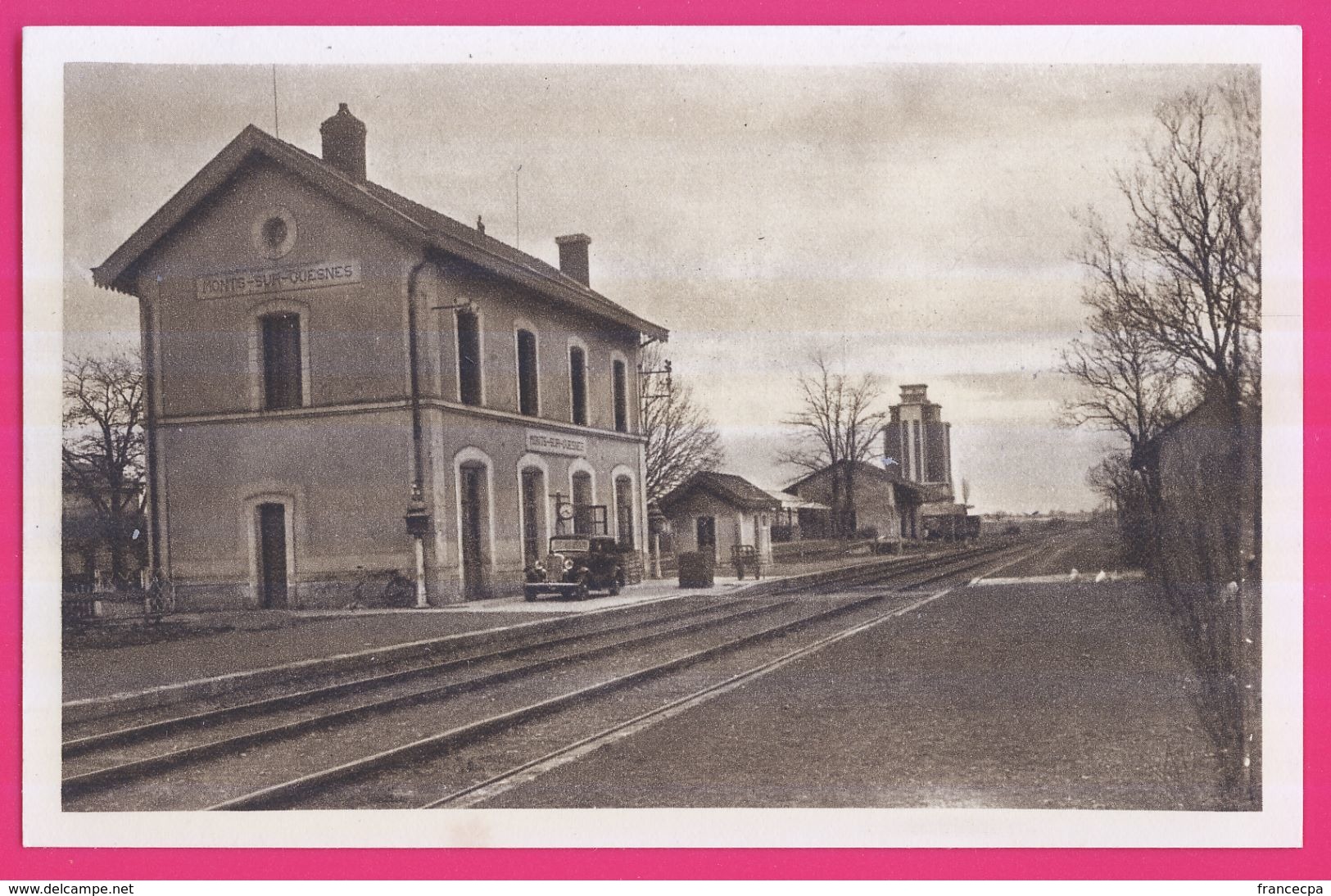 86-352  -  VIENNE - MONTS SUR GUESNES  La Gare Et Le Silo - Monts Sur Guesnes