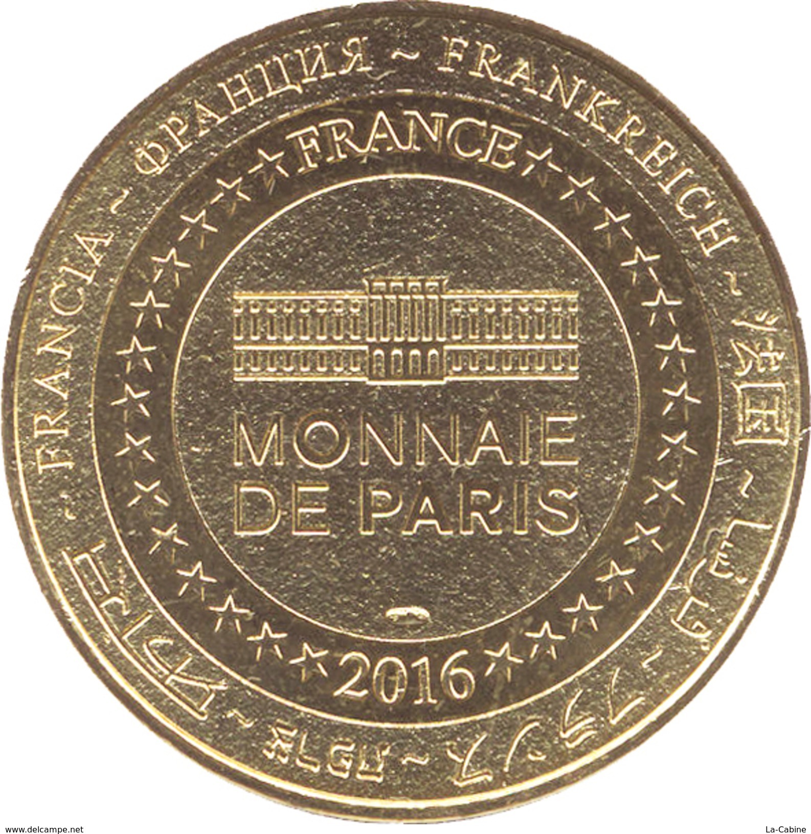 25 DOUBS MONTBÉLIARD N°4 FORT DU MONT BART MÉDAILLE MONNAIE DE PARIS 2016 JETON TOKEN MEDALS COINS - 2016