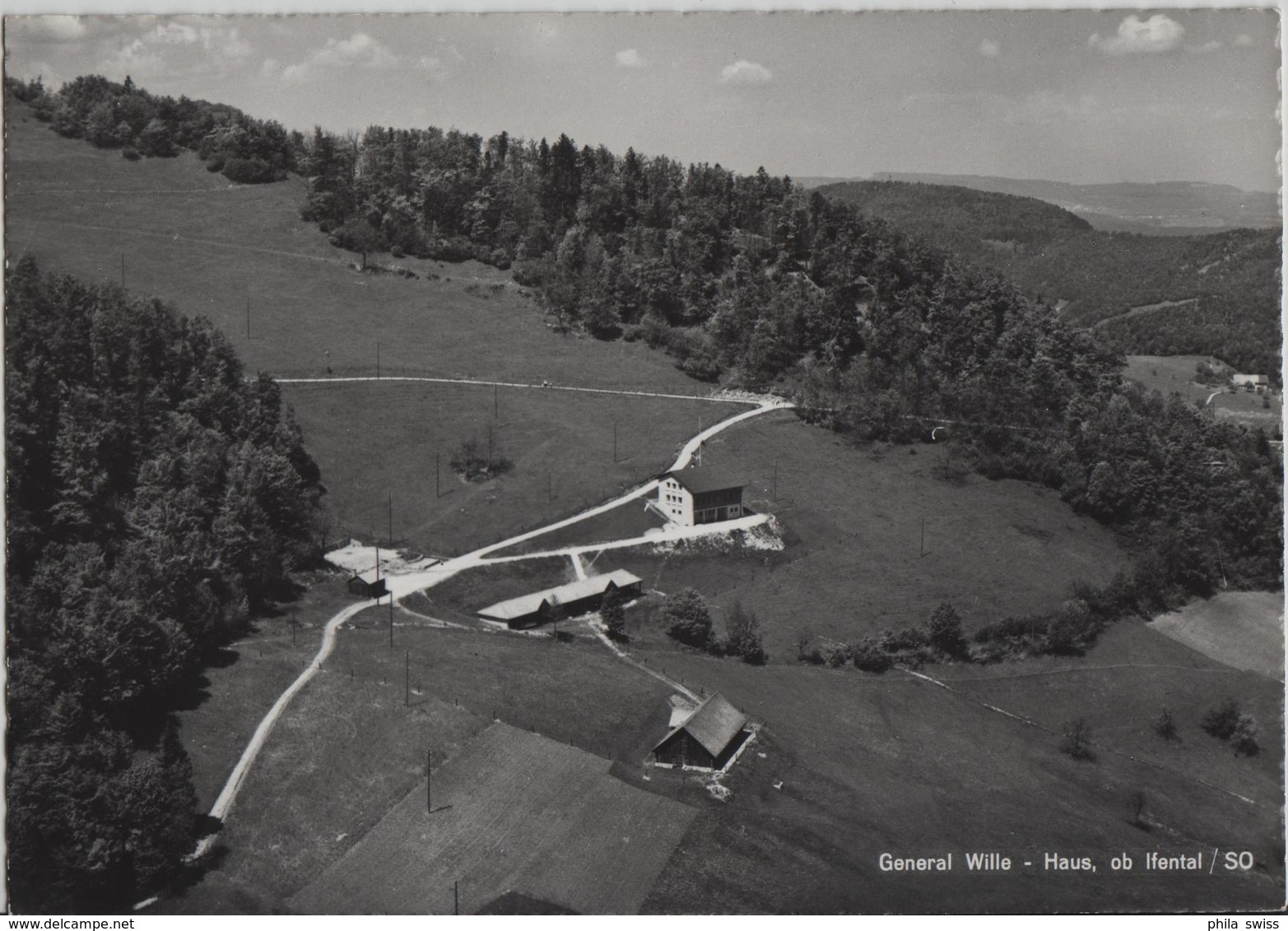 General Wille-Haus, Ob Ifental SO - Flugaufanhme P. Zaugg - Sonstige & Ohne Zuordnung