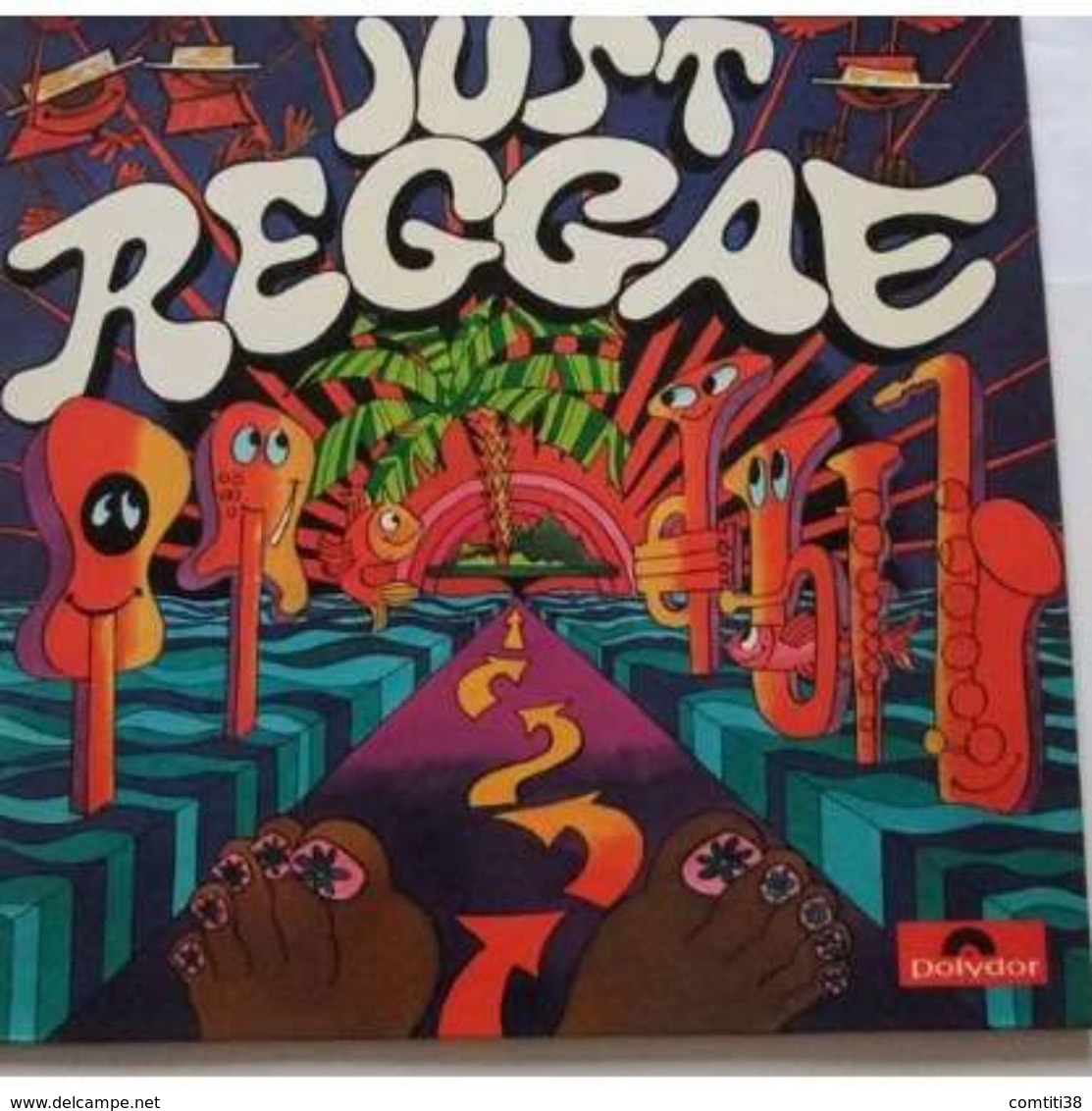 JUST REGGAE Original 1975 Label:polydor 2393 121 Pochette NM Disque NM - Reggae