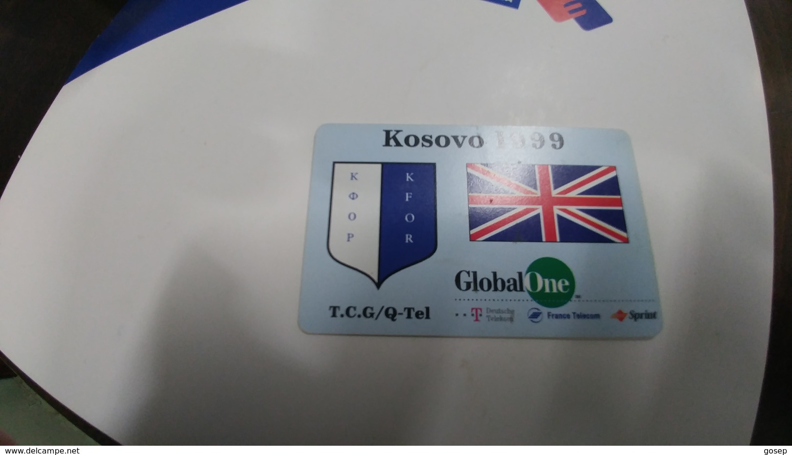 Kosovo-global One-T.C.G/Q-tel-used Card+1card Prepidfree - Kosovo