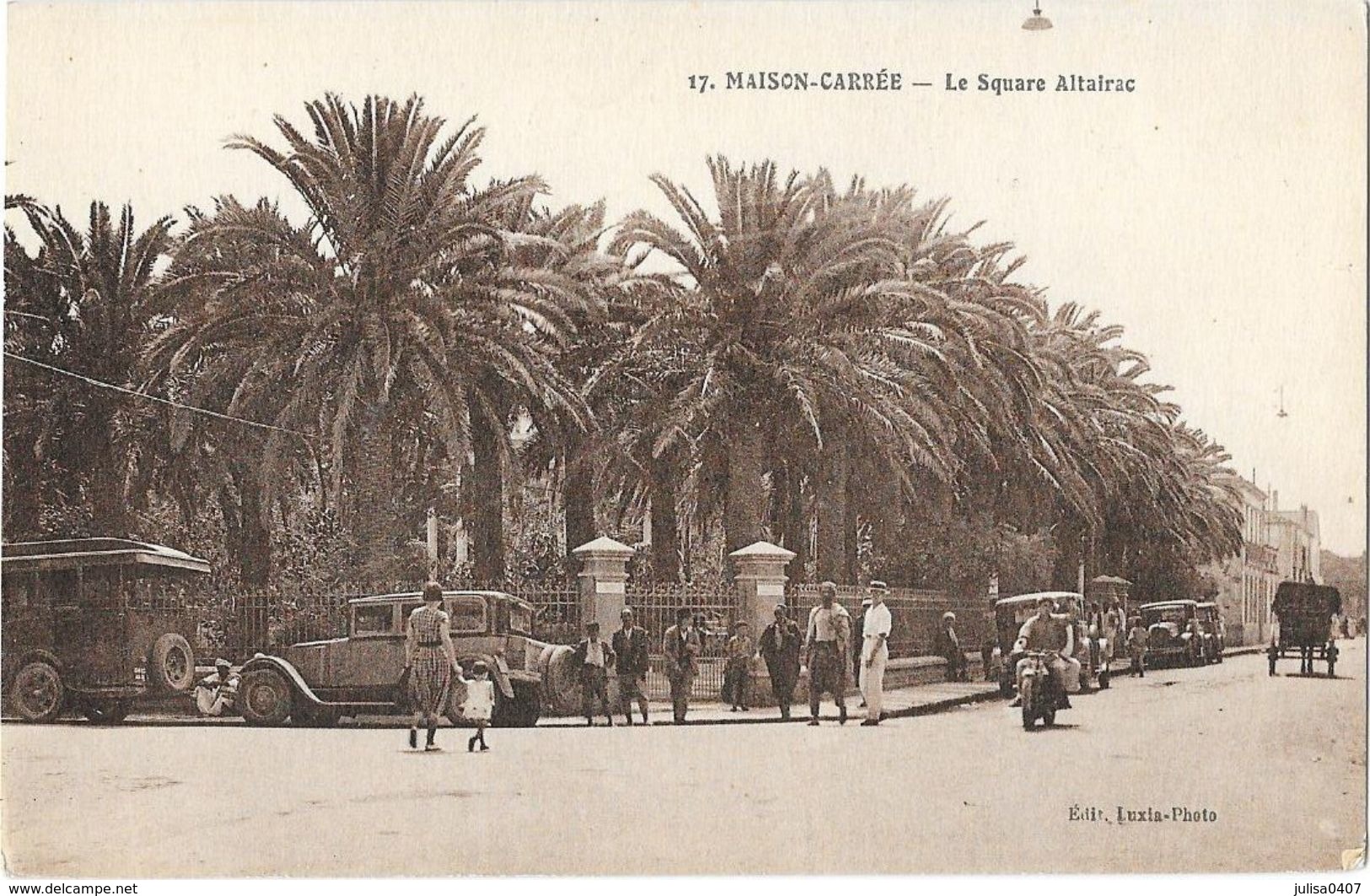 MAISON CARREE (Algérie)  Le Square Altairac Automobile Animation - Autres & Non Classés