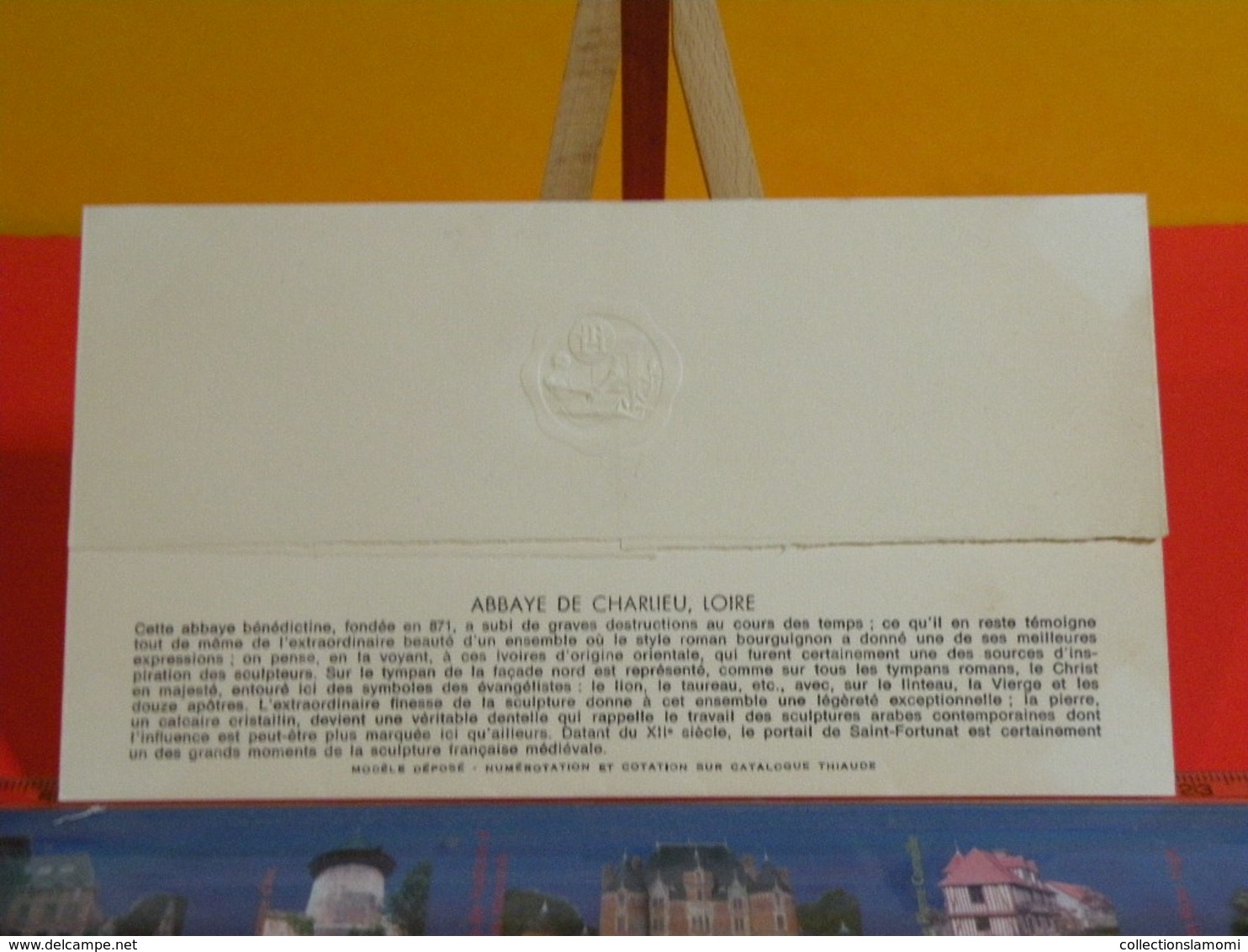 FDC Luxe > Abbaye De Charlieu, Loire (H. Thiaude)> (42) Charlieu < 29.4.1972 > 1er Jour - 1970-1979