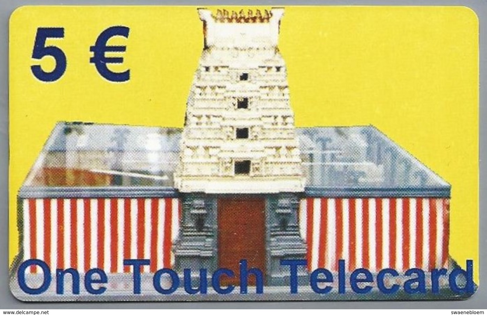 DE.-  TELEFONKARTE. 5 €. - One Touch Telecard. MIT DEN BESTEN EMPFEHLUNGEN VON SENTHUR RAJEETHAN - Andere & Zonder Classificatie