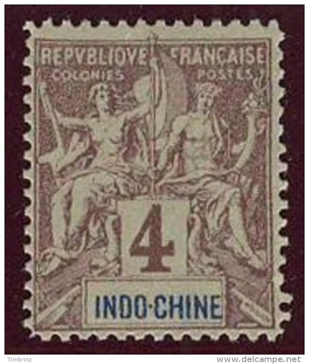 INDOCHINE  - Yv. 5  - Type Groupe - Faux De Fournier  ..Réf.AFA22818 - Neufs