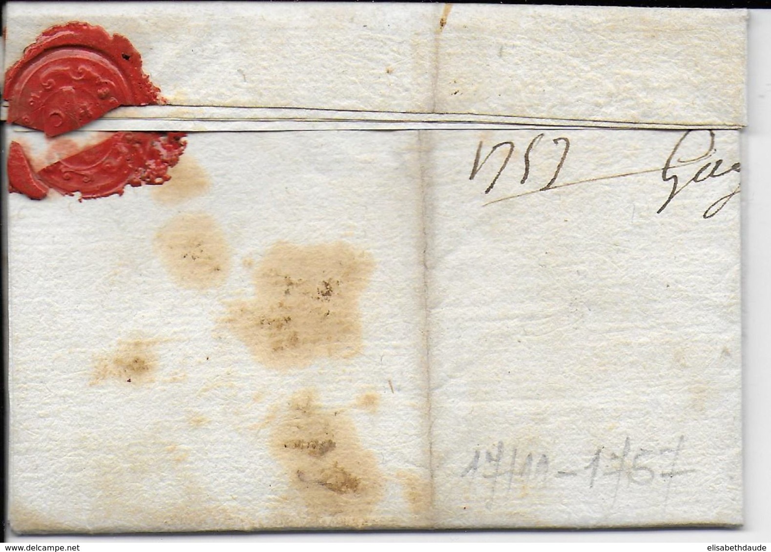 1757 - MEURTHE ET MOSELLE - LETTRE Par EXPRES (RARE) De BADONVILLER => ST DIE (VOSGES) - 1701-1800: Precursores XVIII