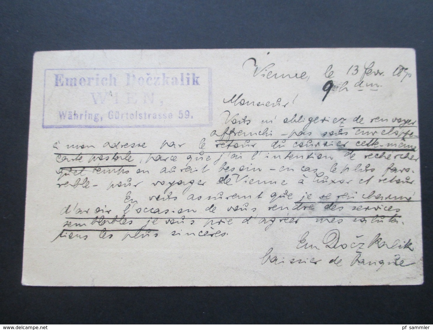 Österreich 1890 GA P 51 Weltvereinspostkarte Nach Luxor Ägypten. Stempel Alexandrie Arrivee - Briefe U. Dokumente