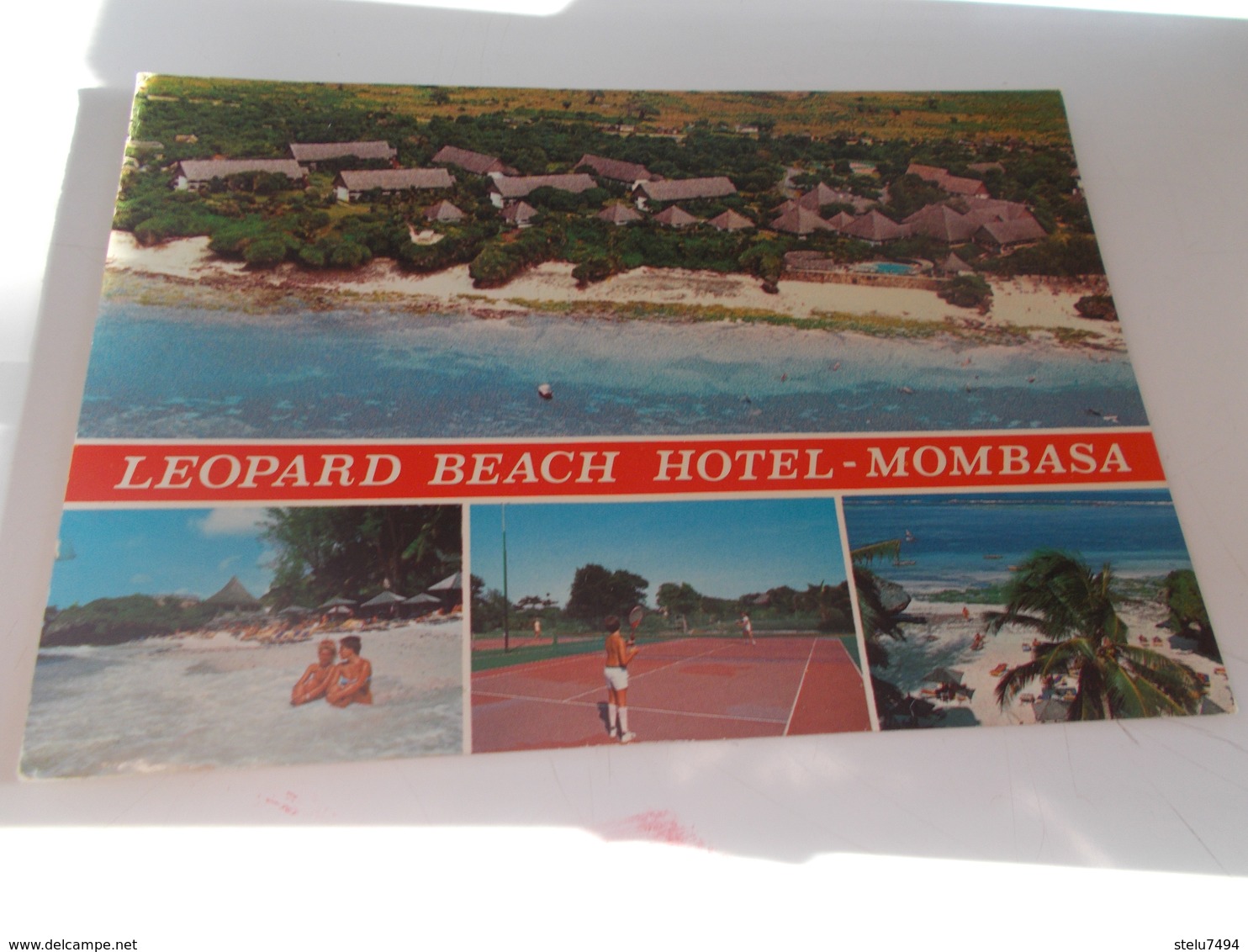 B678  Mombasa Kenia Hotel Leopard Beach Macchie Umido - Kenia