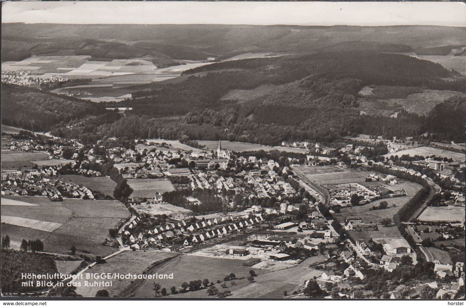 D-59939 Olsberg - Bigge - Hochsauerland - Blick Ins Ruhrtal (60er Jahre) - Gummersbach