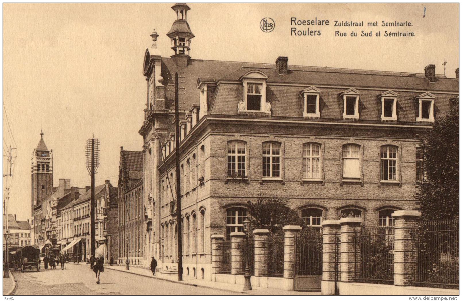 BELGIQUE - ROESELARE - ROULERS - Zuidstraat Met Seminarie - Rue Du Sud Et Séminaire. - Roeselare