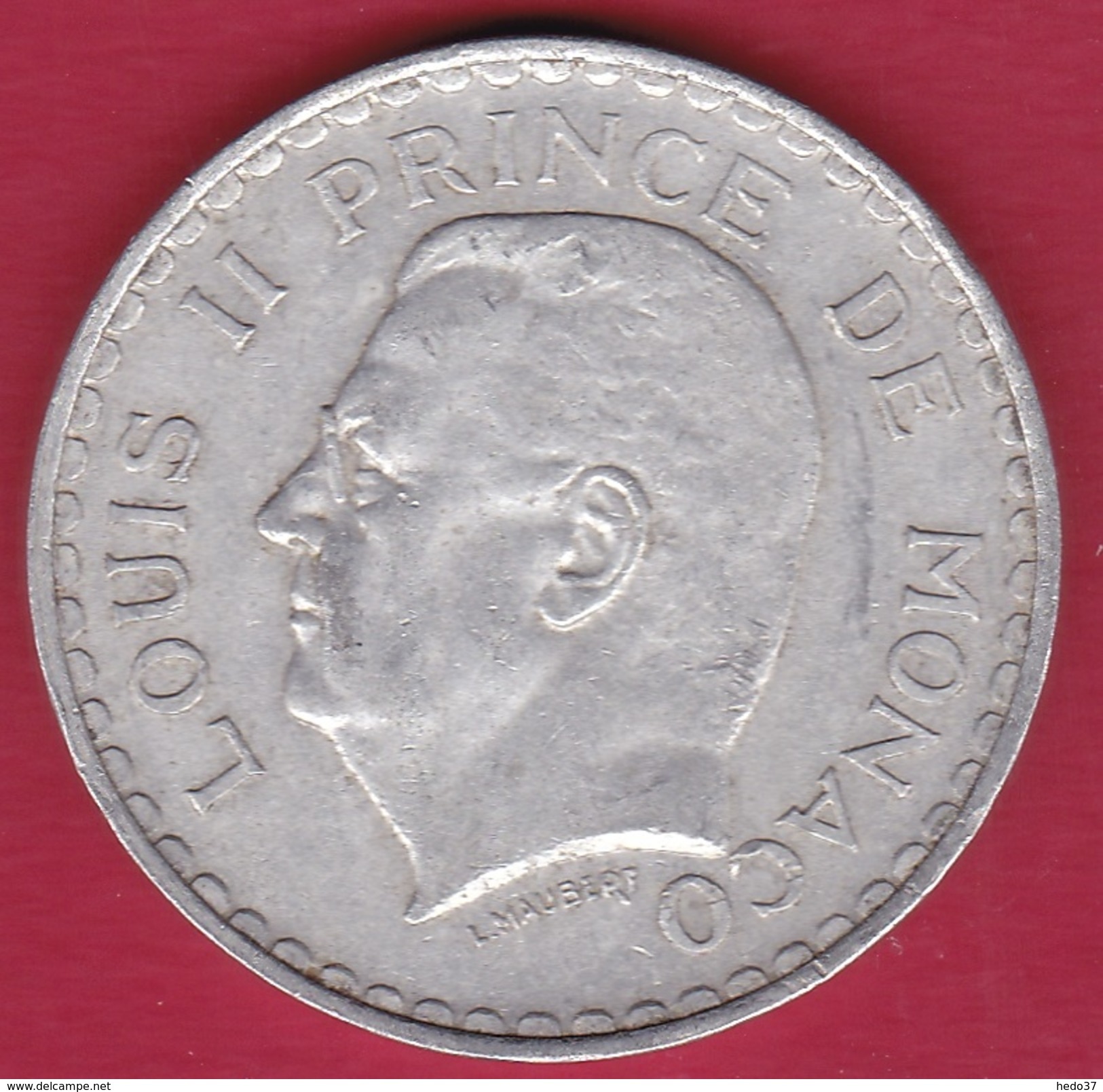 Monaco - Louis II - 5 Francs Aluminium (1943) - 1922-1949 Luigi II