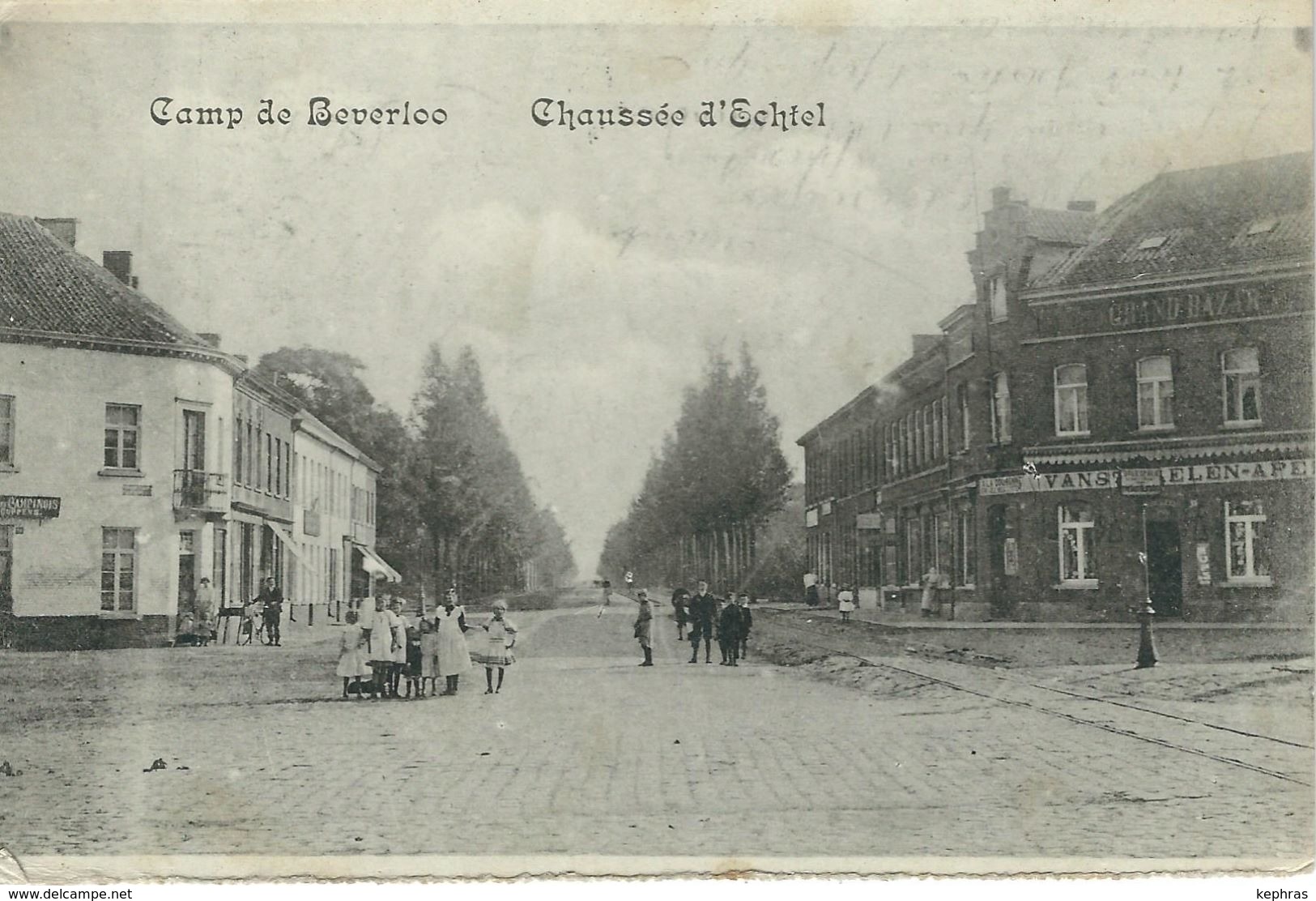 Camp De BEVERLOO : Chaussée D'Echtel - Cachet De La Poste 1919 - Leopoldsburg (Kamp Van Beverloo)